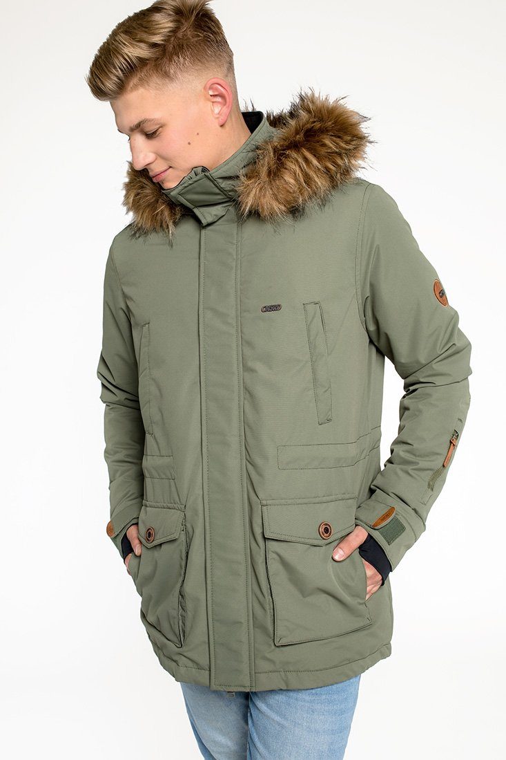 balsam MEN mit Funktionsparka CNSRD Kapuze hochschließendem und Kragen CS TRAVIS PARKA