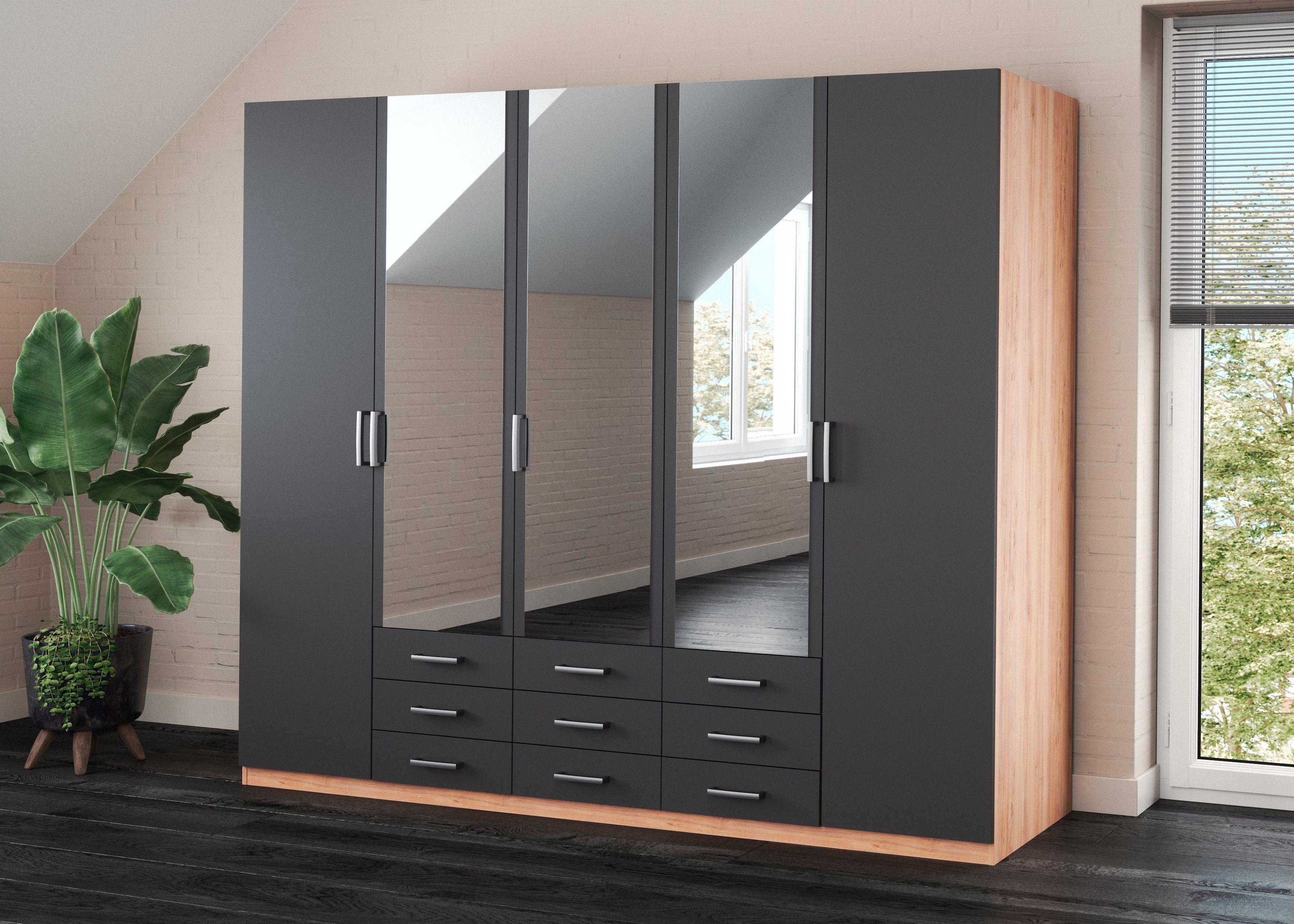 priess Kleiderschrank "Amsterdam", mit oder ohne LED-Beleuchtung günstig online kaufen