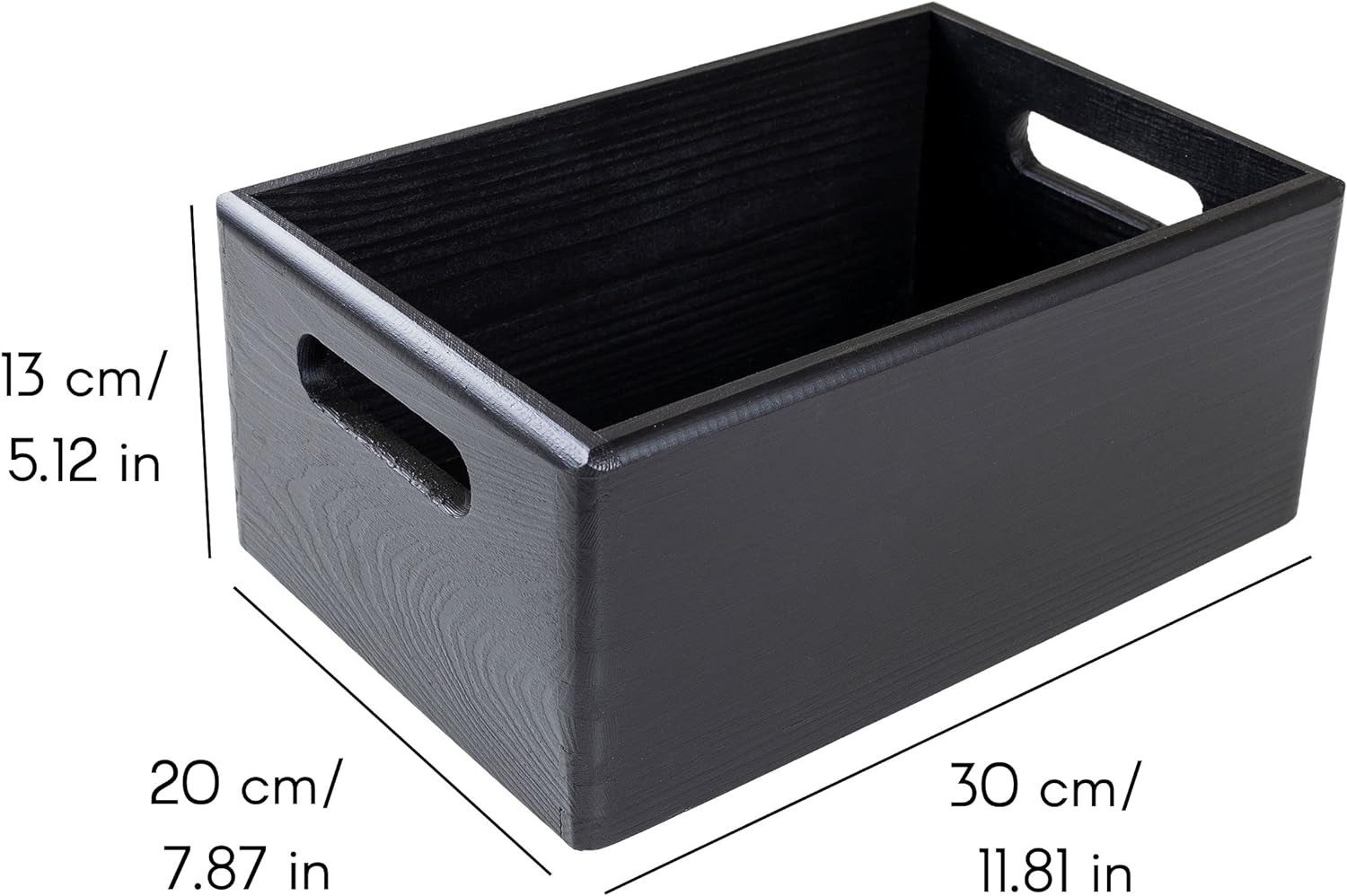 Creative Deco Holzkiste Obstkiste Korb 30x20x13cm günstig online kaufen
