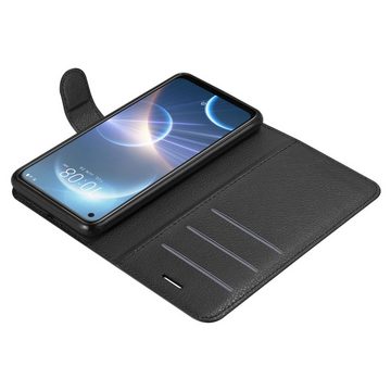 Cadorabo Handyhülle HTC Desire 22 PRO HTC Desire 22 PRO, Klappbare Handy Schutzhülle - Hülle - mit Standfunktion und Kartenfach