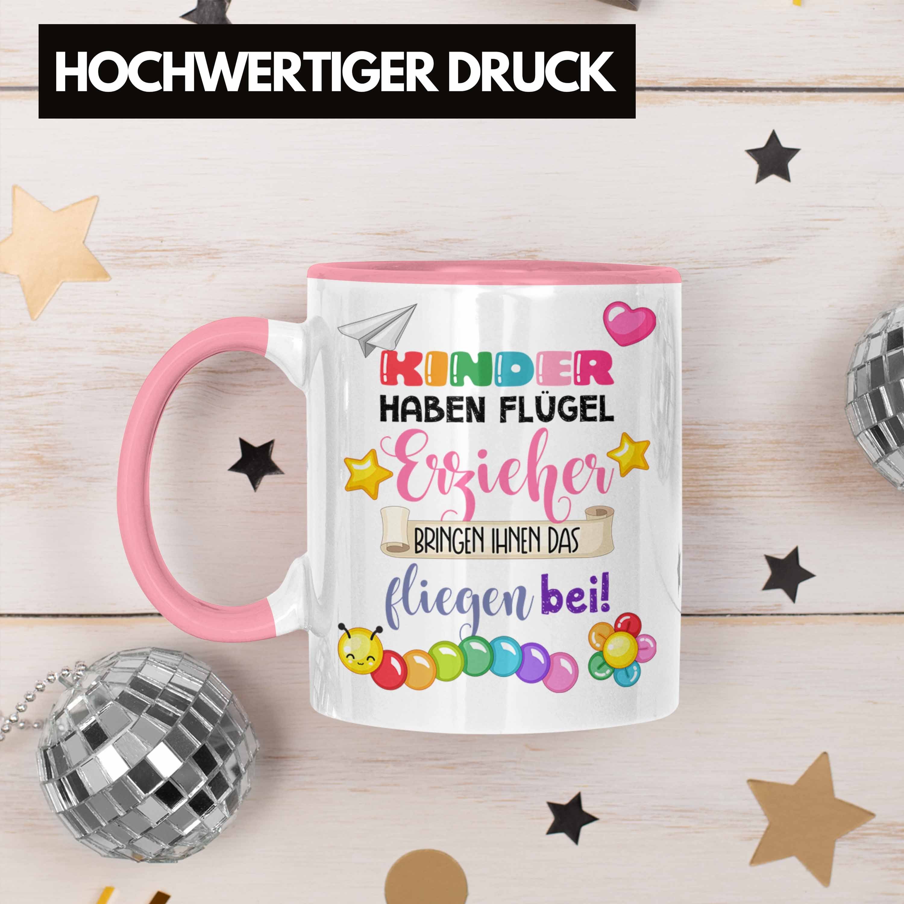 Trendation Tasse Trendation - Erzieherin Tasse Geschenk Danke Dankeschön Abschiedsgesch