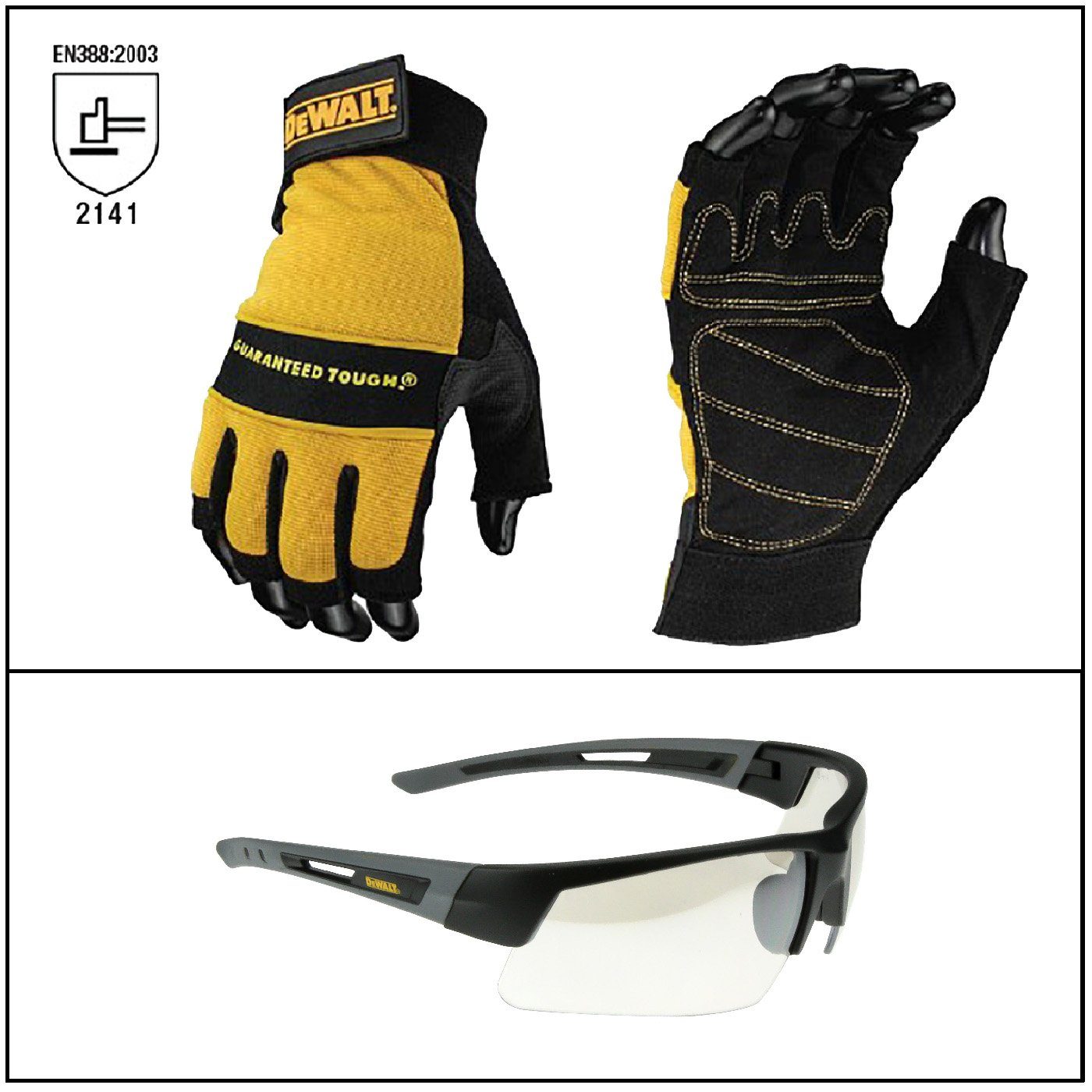 DeWalt Montage-Handschuhe Set DPG23LEU + DPG100-9DEU