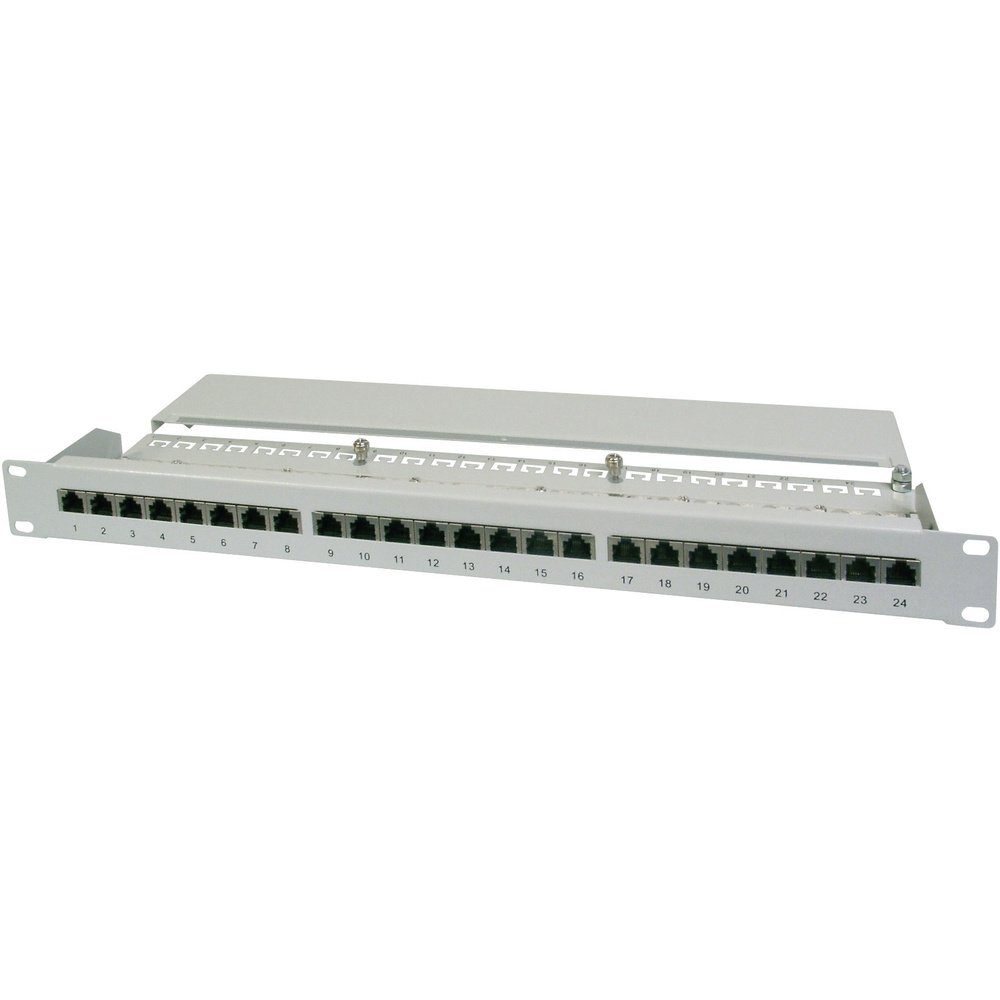 Digitus DN-91524S 24 Port Netzwerk-Patchpanel 483 mm (19) CAT 5e 1 HE Netzwerk-Patch-Panel