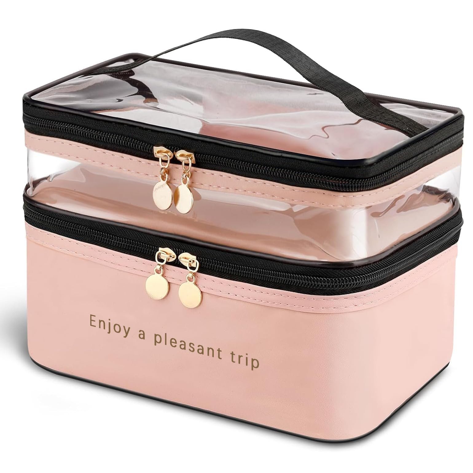 RWEUOQ Kosmetiktasche Kosmetiktasche Doppelstock Make-up Tasche günstig online kaufen