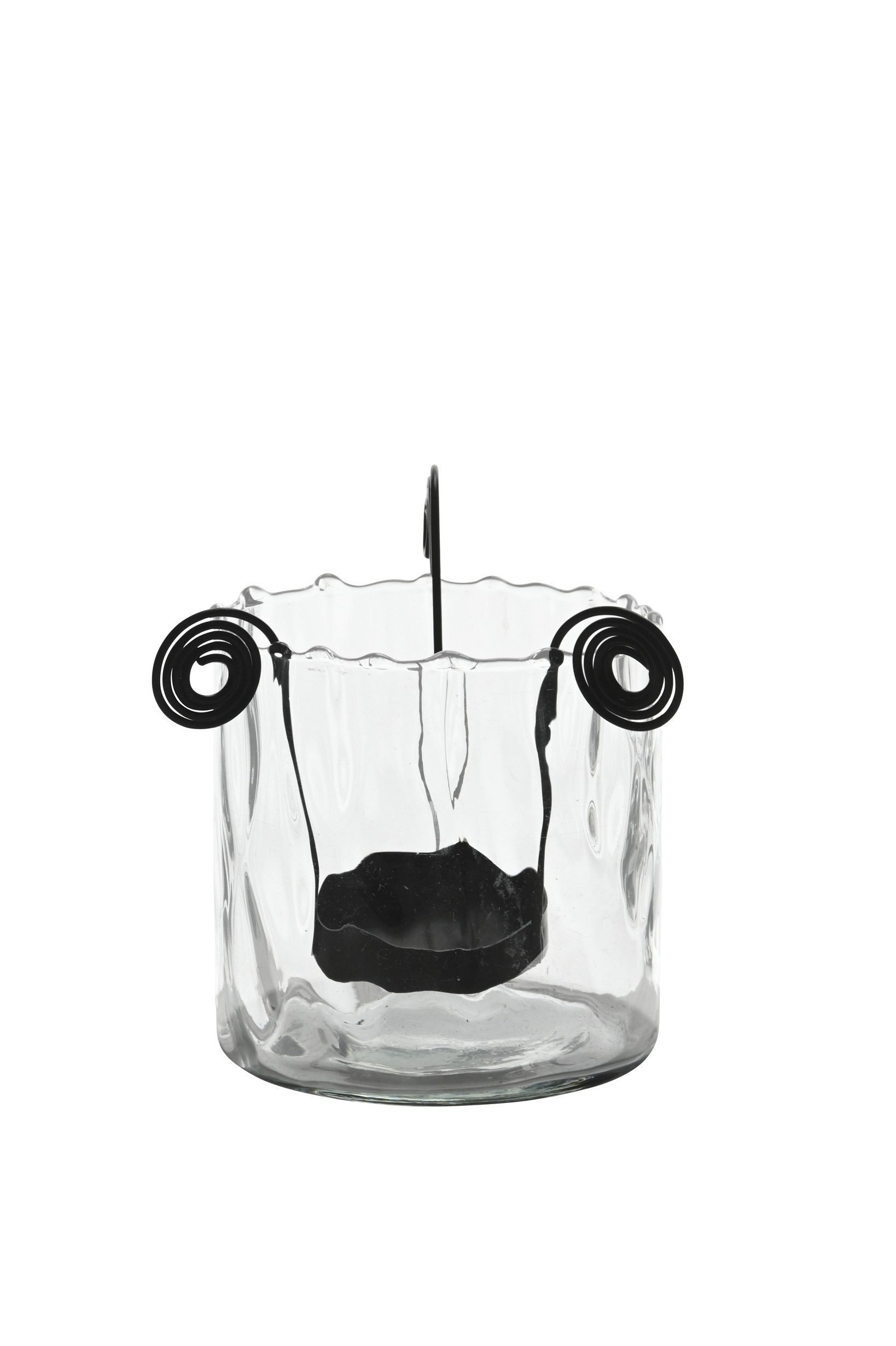 finehomegarden Windlicht mit Teelichthalter aus klarem Glas Ø 10 cm, Höhe 10 + 17 cm (1 St), Zeitloses Kerzen- & Deko-Windlicht 2Größen wählbar