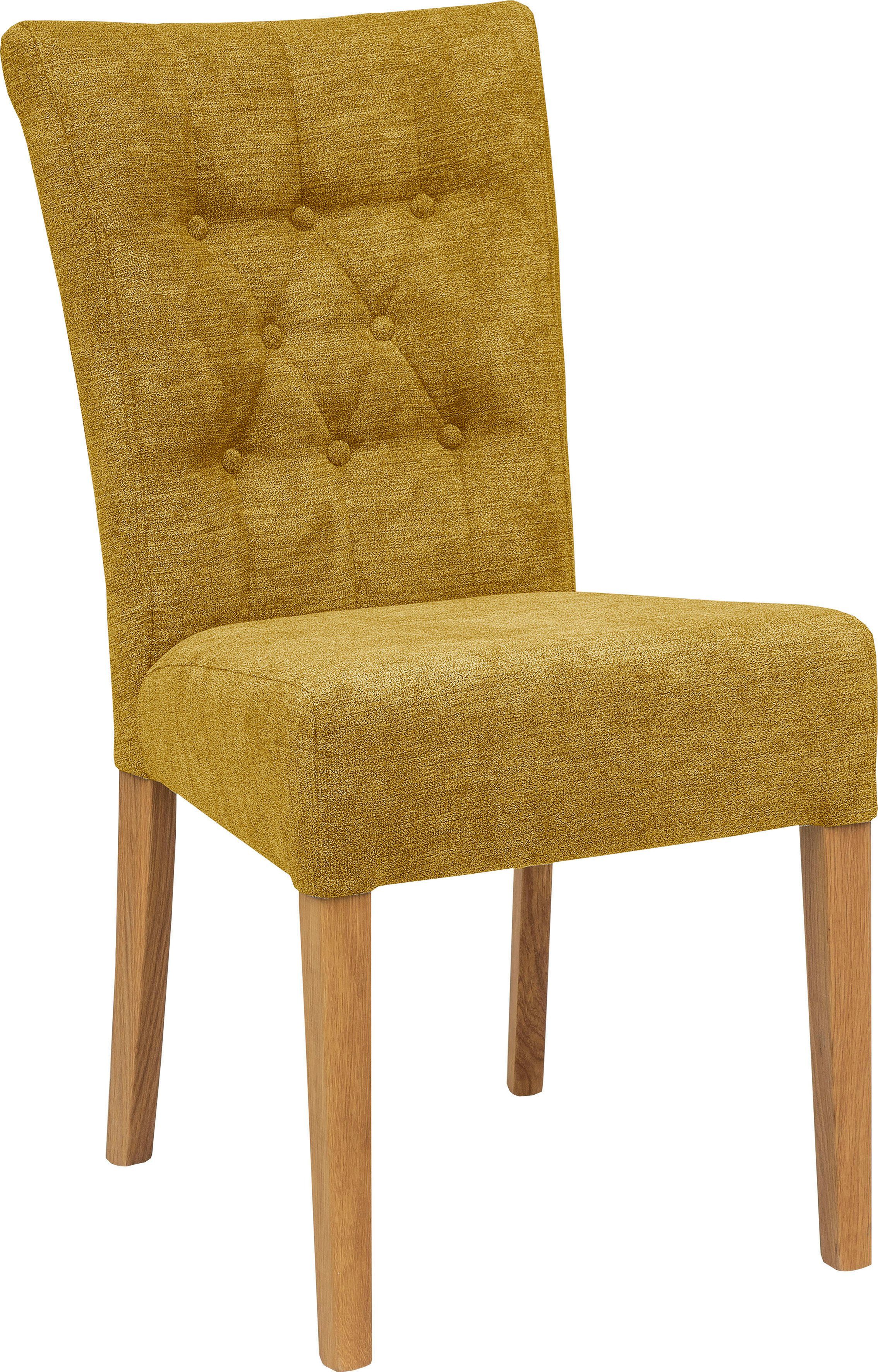 Home affaire Polsterstuhl Queen (Set, 2 St), Esszimmerstuhl mit Knopfheftung, 2er, 4er oder 6er-Set