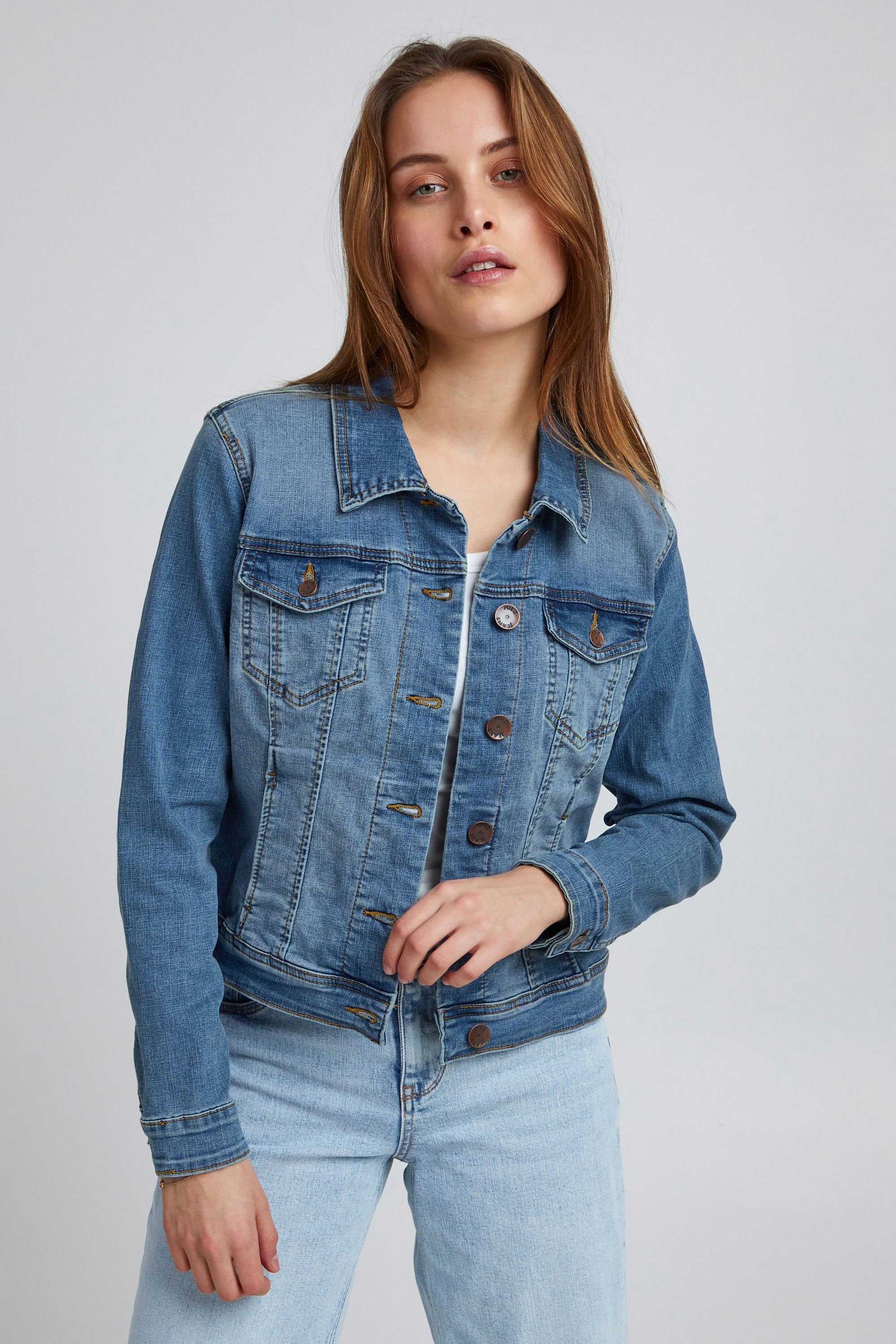 50205212 Jeansjacke Ziernähten - PZSIRA mit Jeansjacke Pulz Jeans