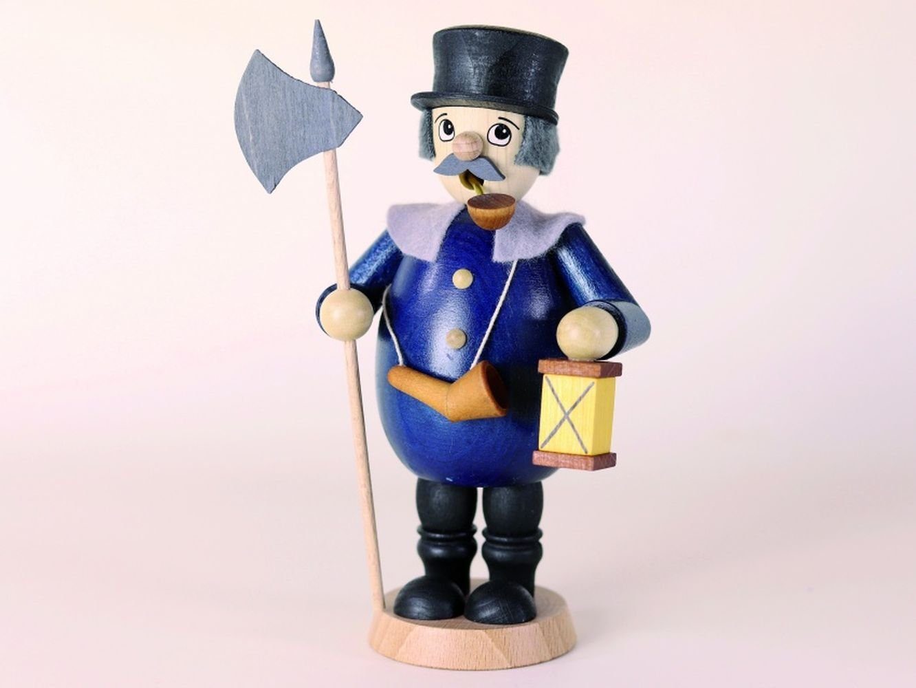 Ullrich Kunsthandwerk Räuchermännchen Räuchermann Nachtwächter HxB 15x8,5cm NEU