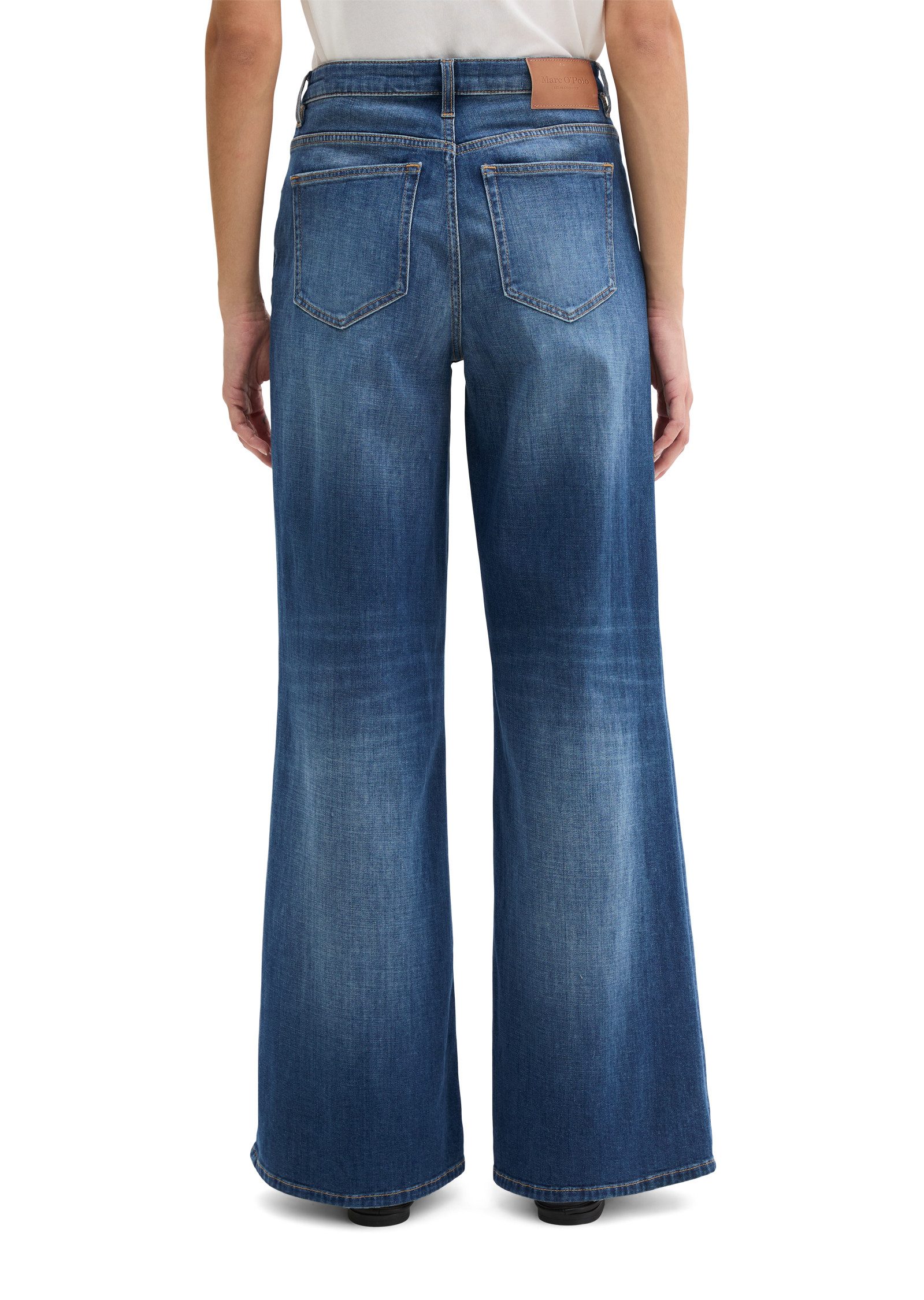 Marc O'Polo Weite Jeans 5-Pocket, hohe Leibhöhe günstig online kaufen
