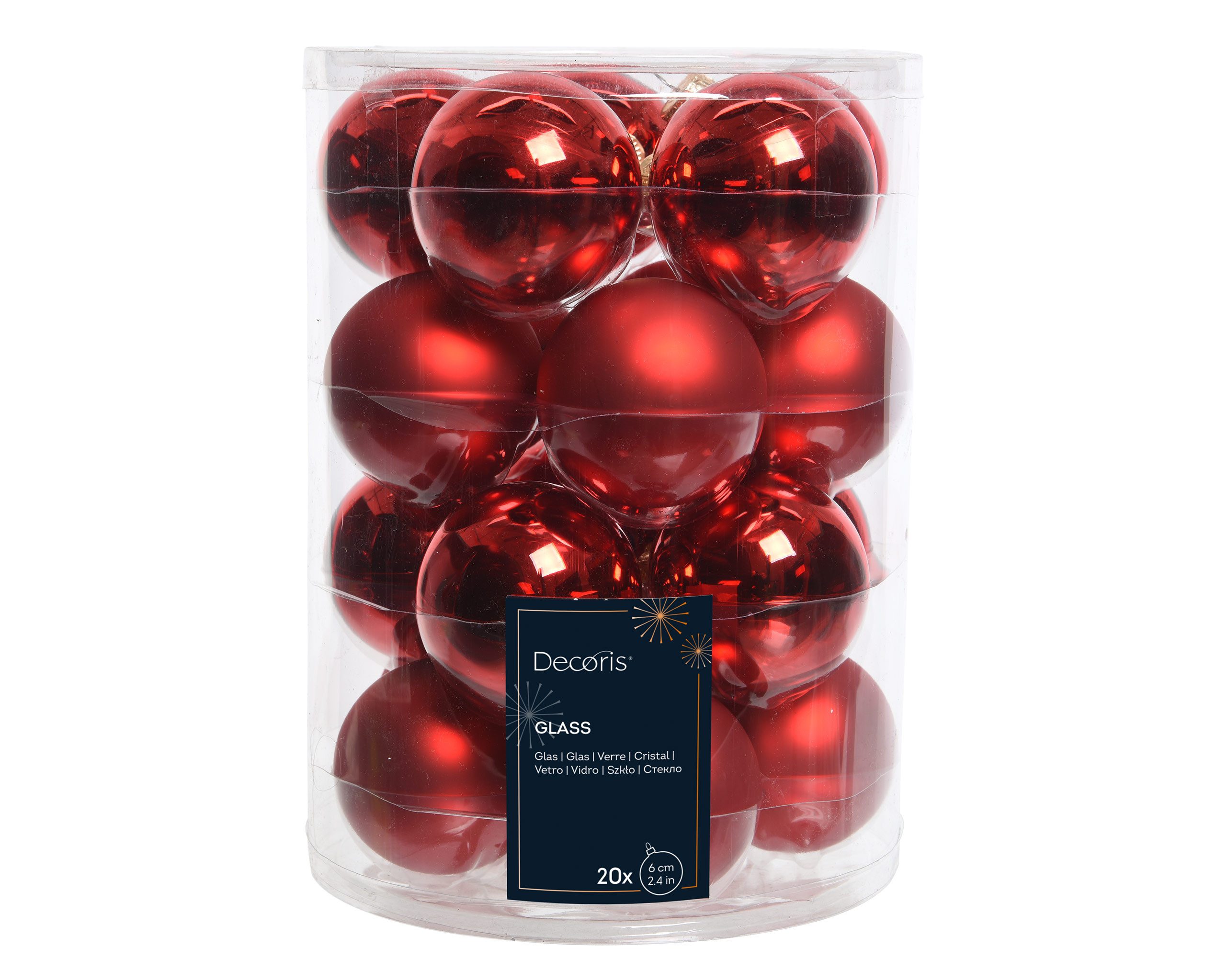 Kaemingk Weihnachtsbaumkugel, Weihnachtskugeln Glas 6cm x günstig online kaufen