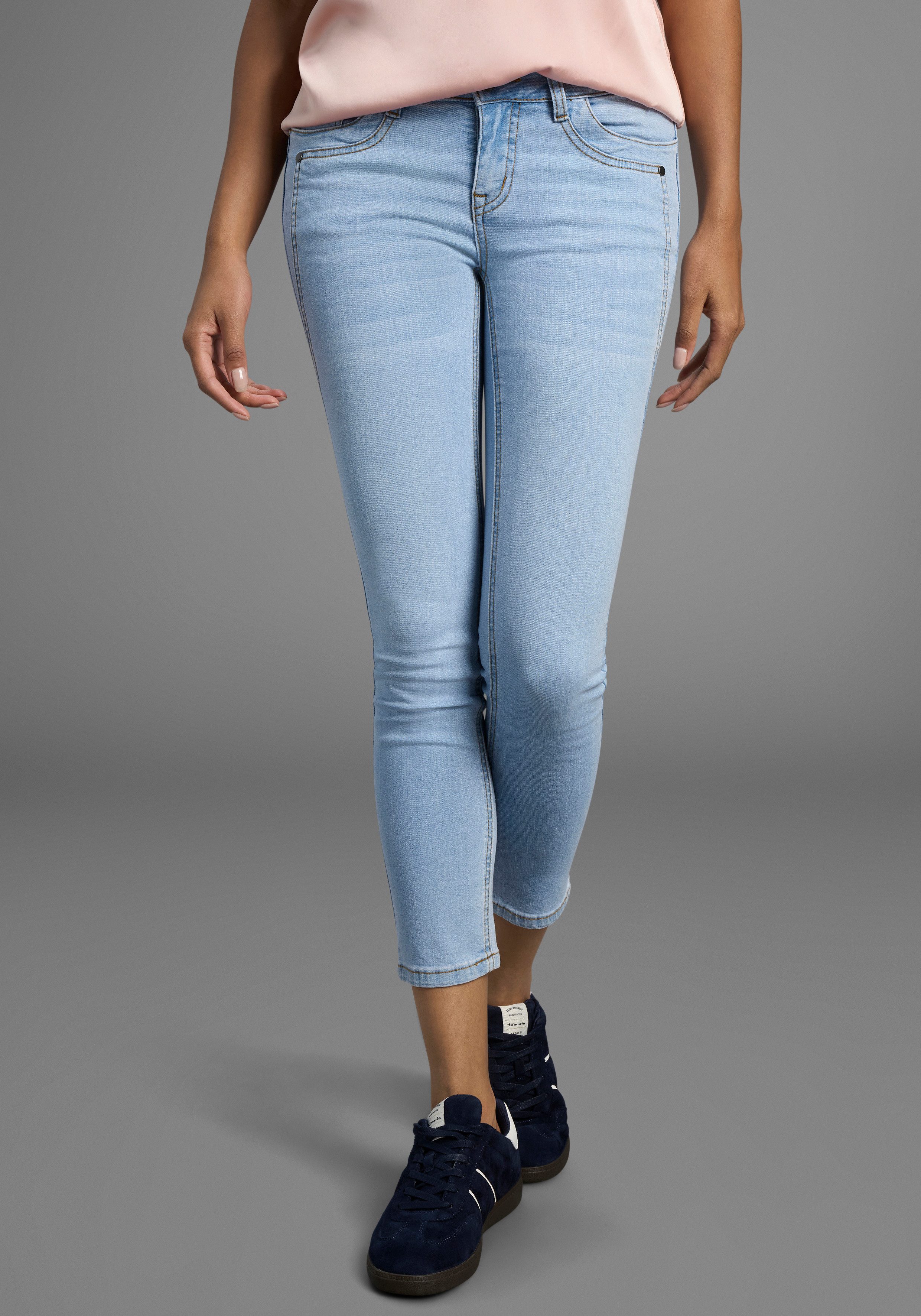 Arizona 7/8-Jeans mit Keileinsätzen extra-enger Schnitt, günstig online kaufen