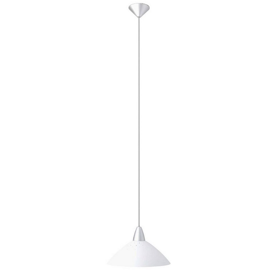 Brilliant Pendelleuchte Logo, Lampe Logo Pendelleuchte 35cm weiß 1x A60, E27,  60W, geeignet für No, Beleuchtung passend für jede Wohnung