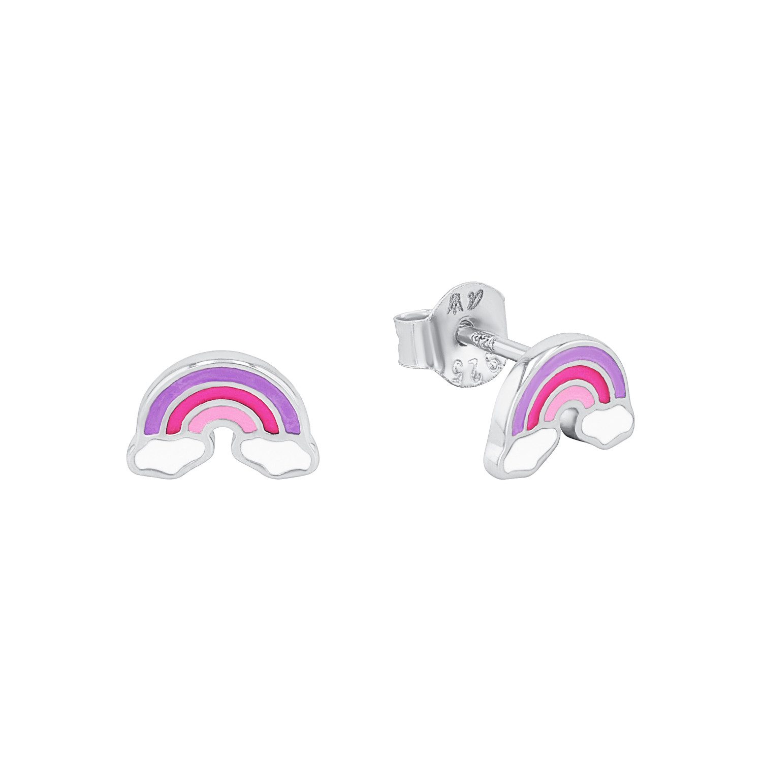 Prinzessin Lillifee Paar Ohrstecker Regenbogen, mit Emaille