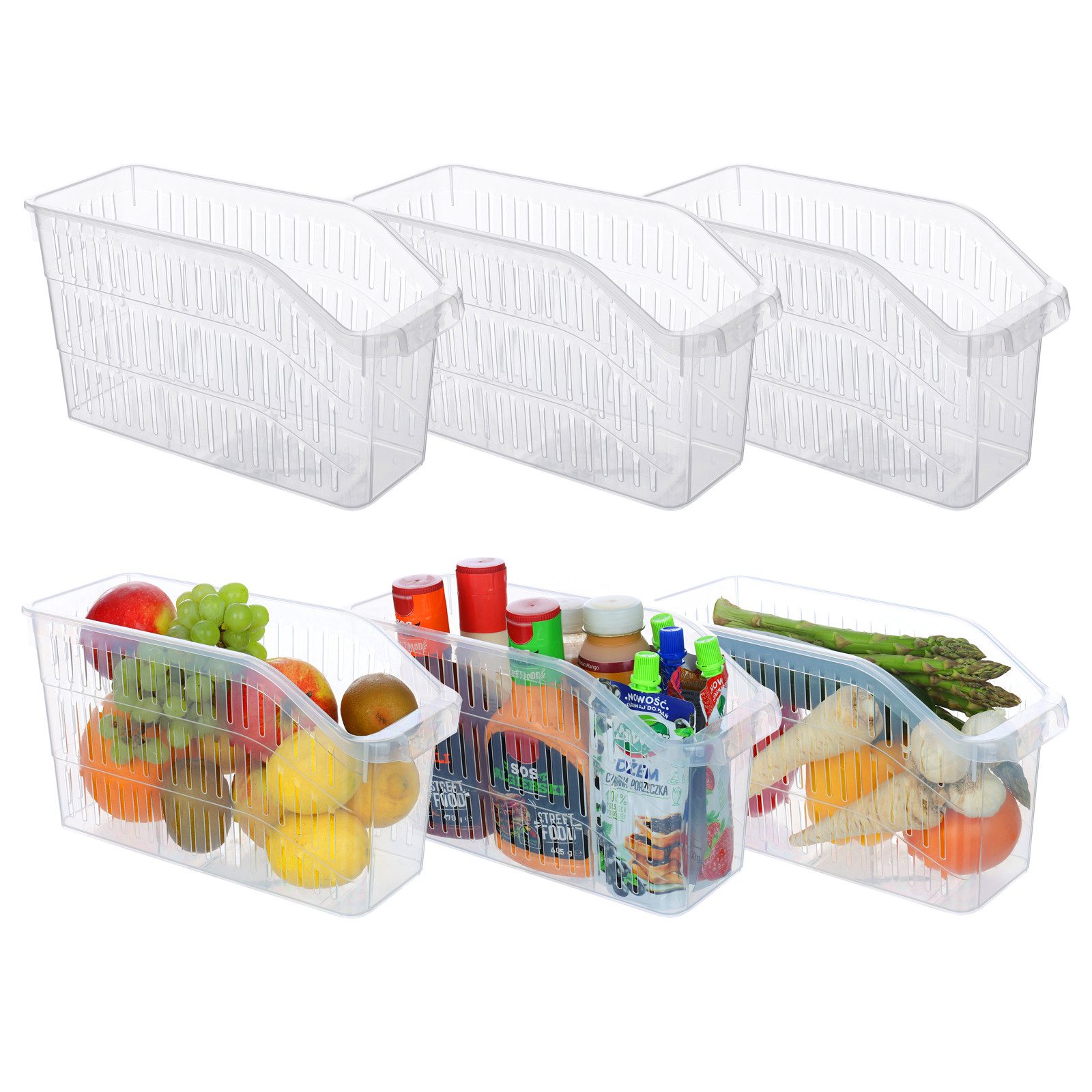 astor24 Aufbewahrungsbox 3er Set Kühlschrank Organizer günstig online kaufen
