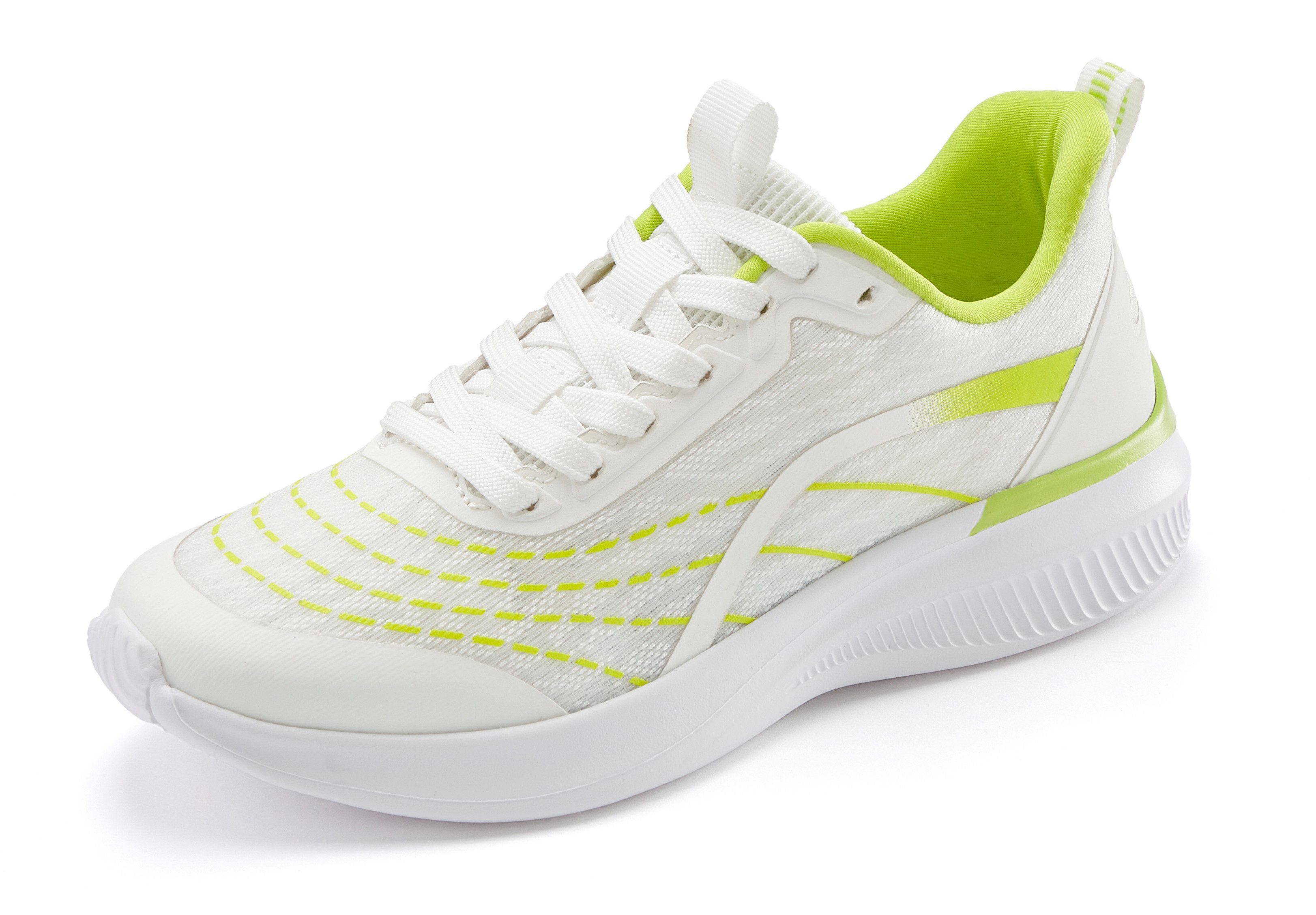 LASCANA Halbschuh, Schnürschuh, Freizeitschuh, Turnschuhe, Sneaker aus Text günstig online kaufen