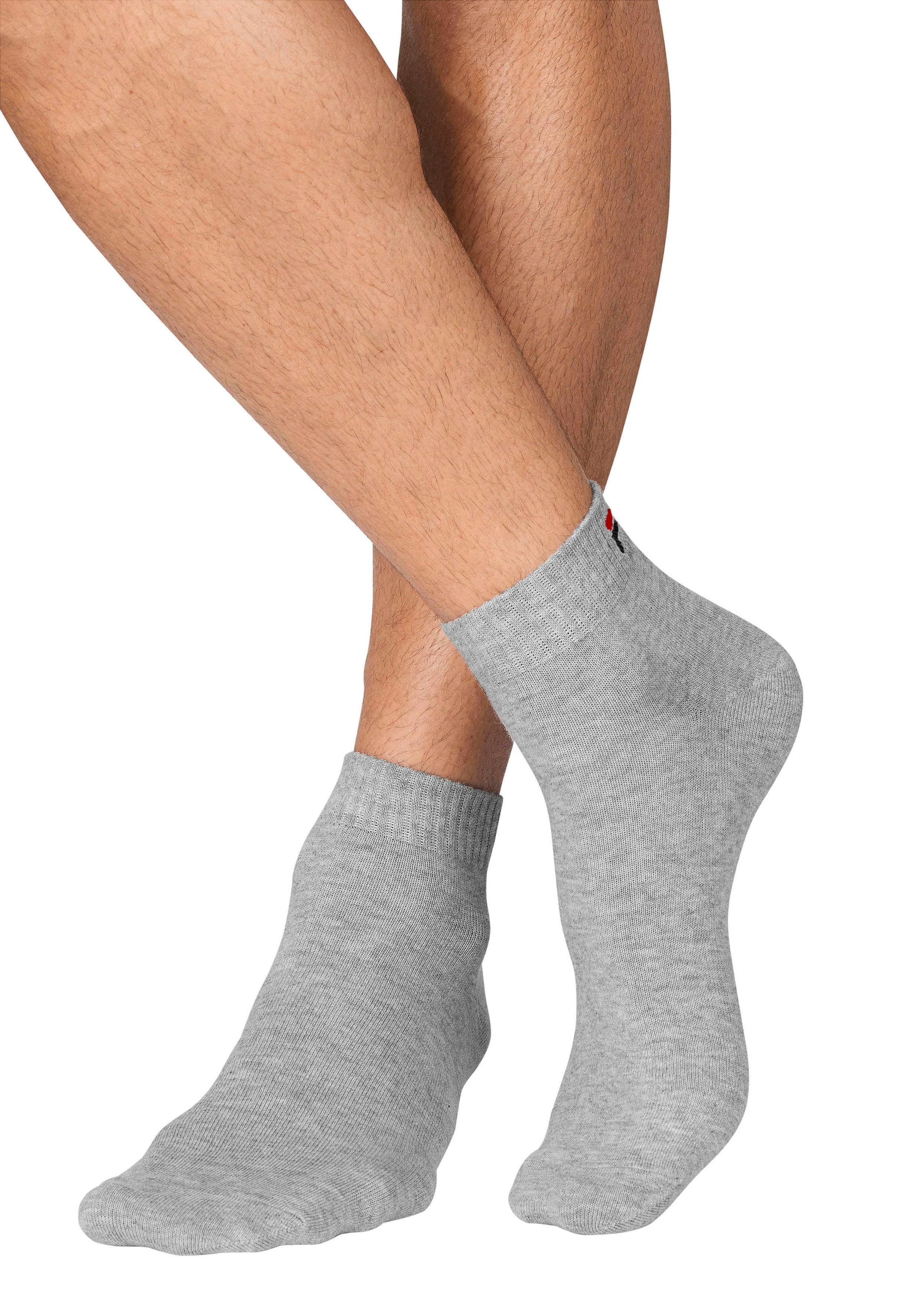 Fila Kurzsocken UNISEX INVISIBLE PLAIN SOCKS (3-Paar) mit Logostickerei günstig online kaufen