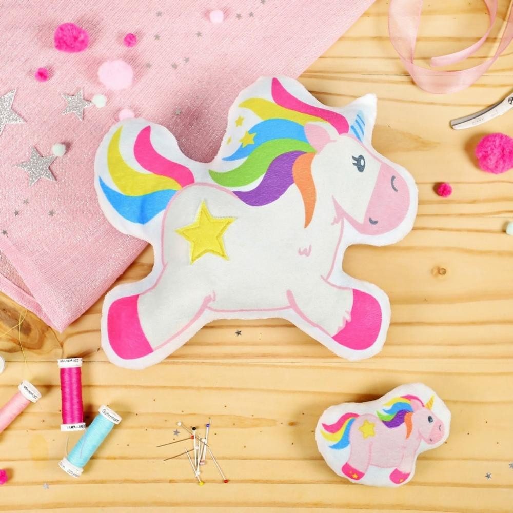 kullaloo Stoff - Einhorn LADY LU - Kinder-Nähset Serie Magic World