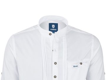 Almbock Trachtenhemd »Trachten Herrenhemd Fidelius« weiß
