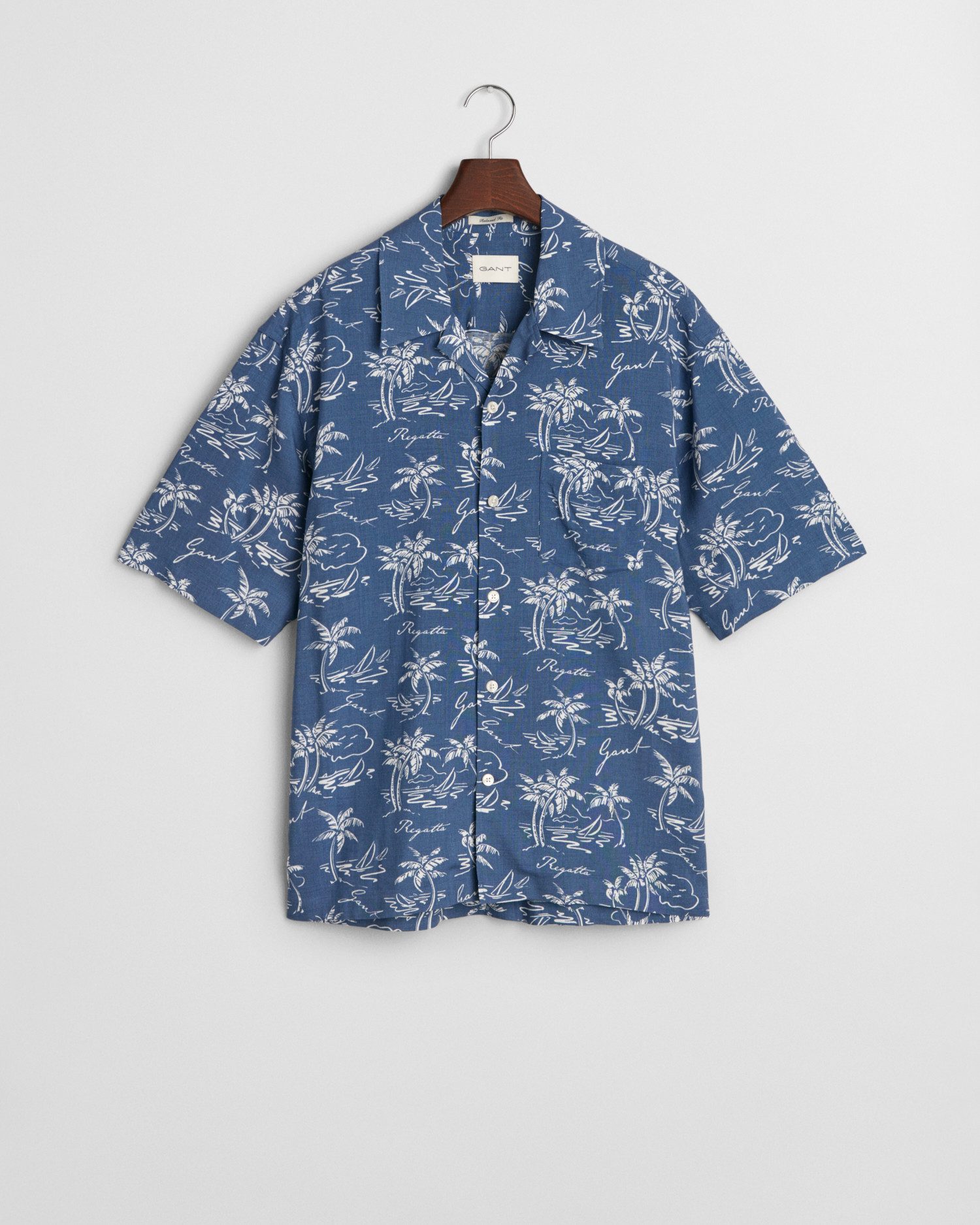 Gant Langarmhemd REL ISLAND PRINT SHIRT
