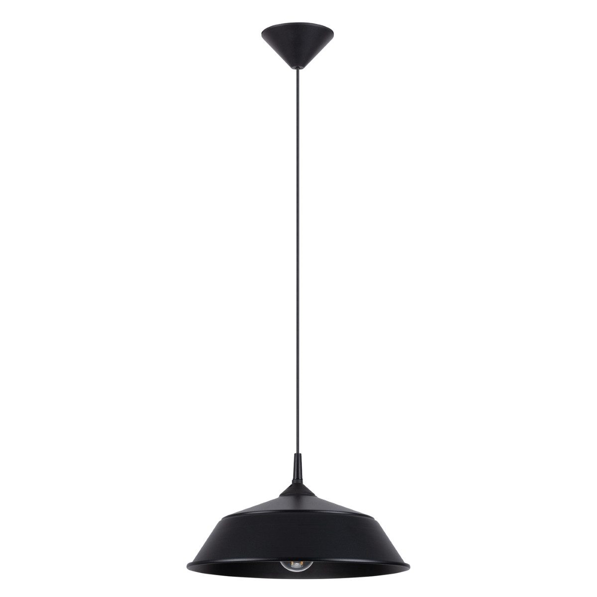 möbelvita Pendelleuchte Pendelleuchte SUNX Schwarz, diffuses Licht nach unten, NEIN