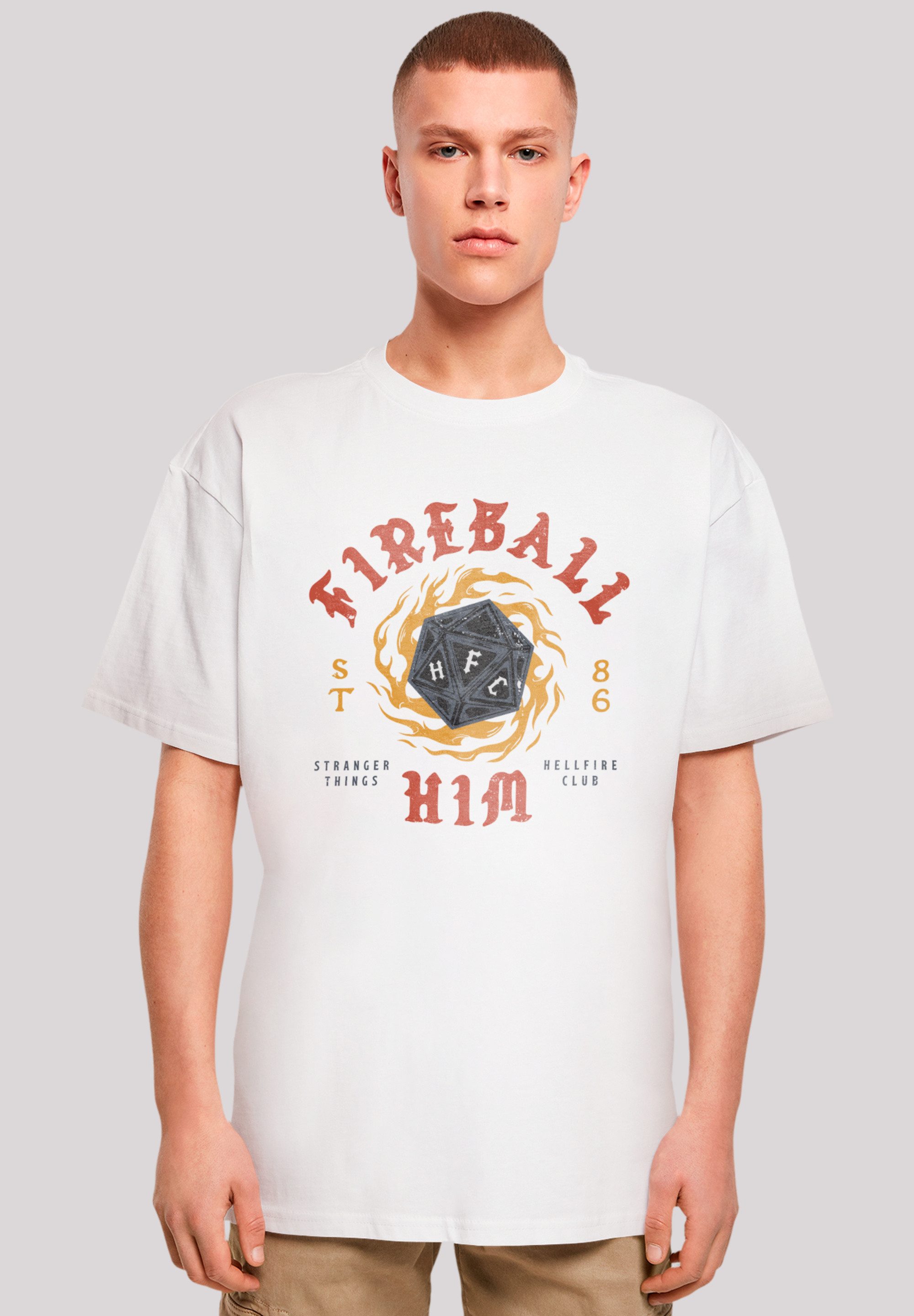 F4NT4STIC T-Shirt "Stranger Things Fireball Dice 86", Premium Qualität günstig online kaufen