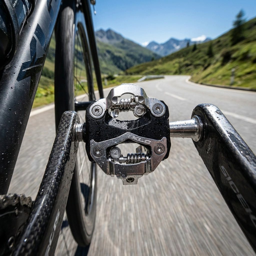 XLC Klickpedale XLC Systempedal PD-S15 schwarz/silber, zweiseitig