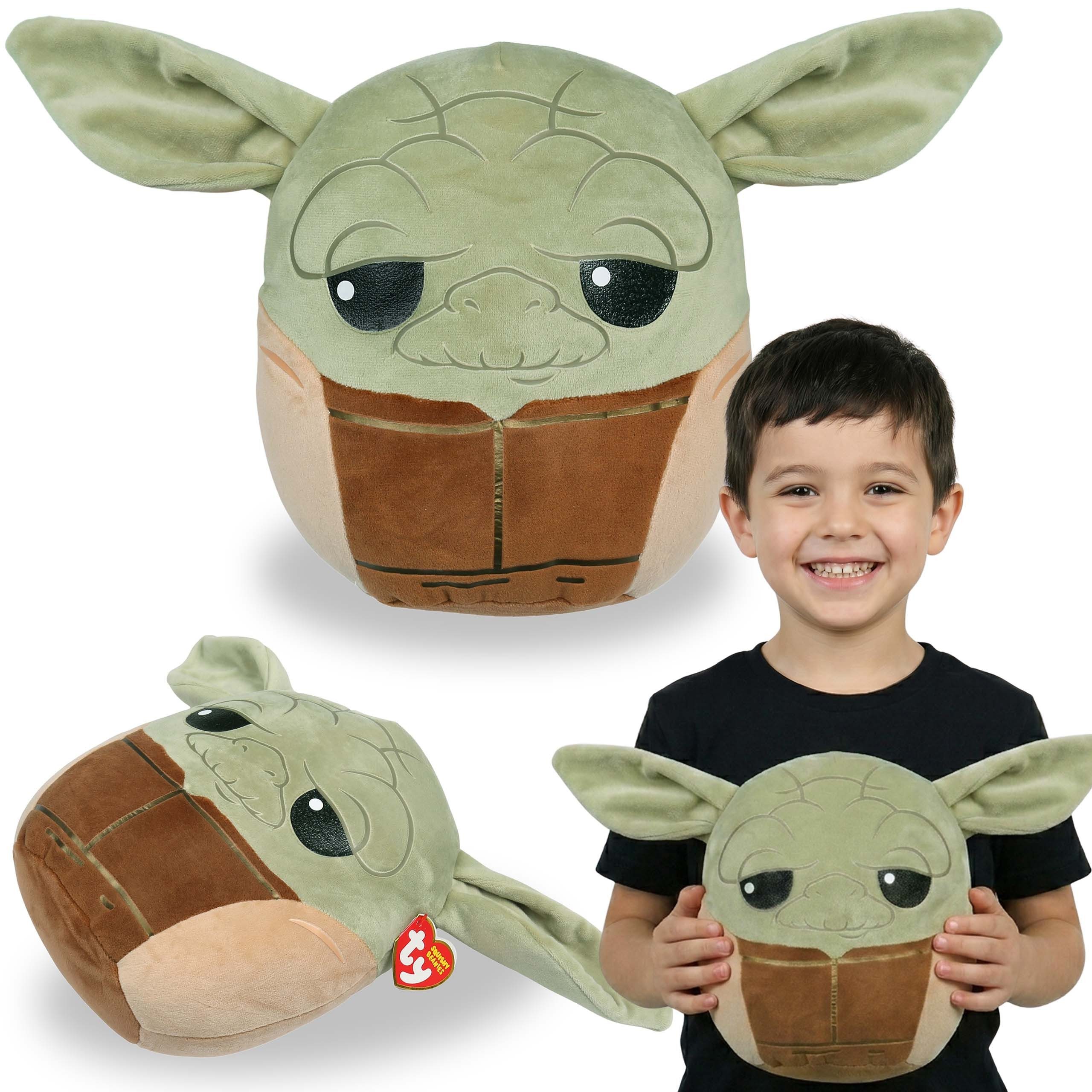 Ty® Kuscheltier TY Star Wars Yoda Kissen SQUISHY BEANIES fürs Zimmer, 22
