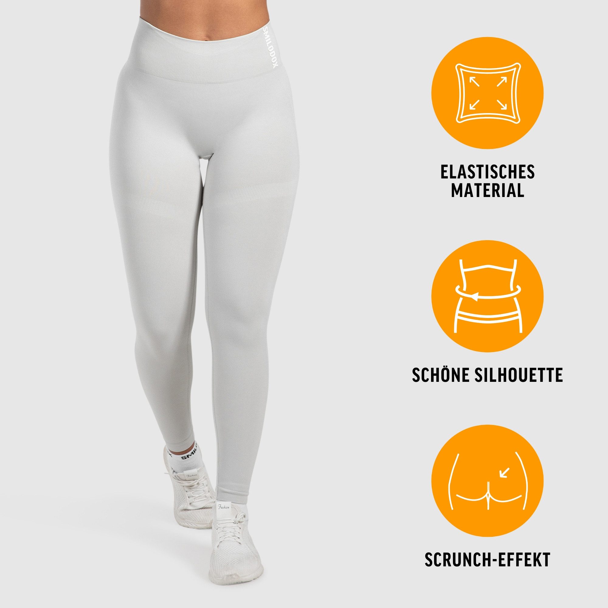 Smilodox Leggings Sonnia, Stretch Fit Sporthose mit V-Shape Kontur & Scrunc günstig online kaufen