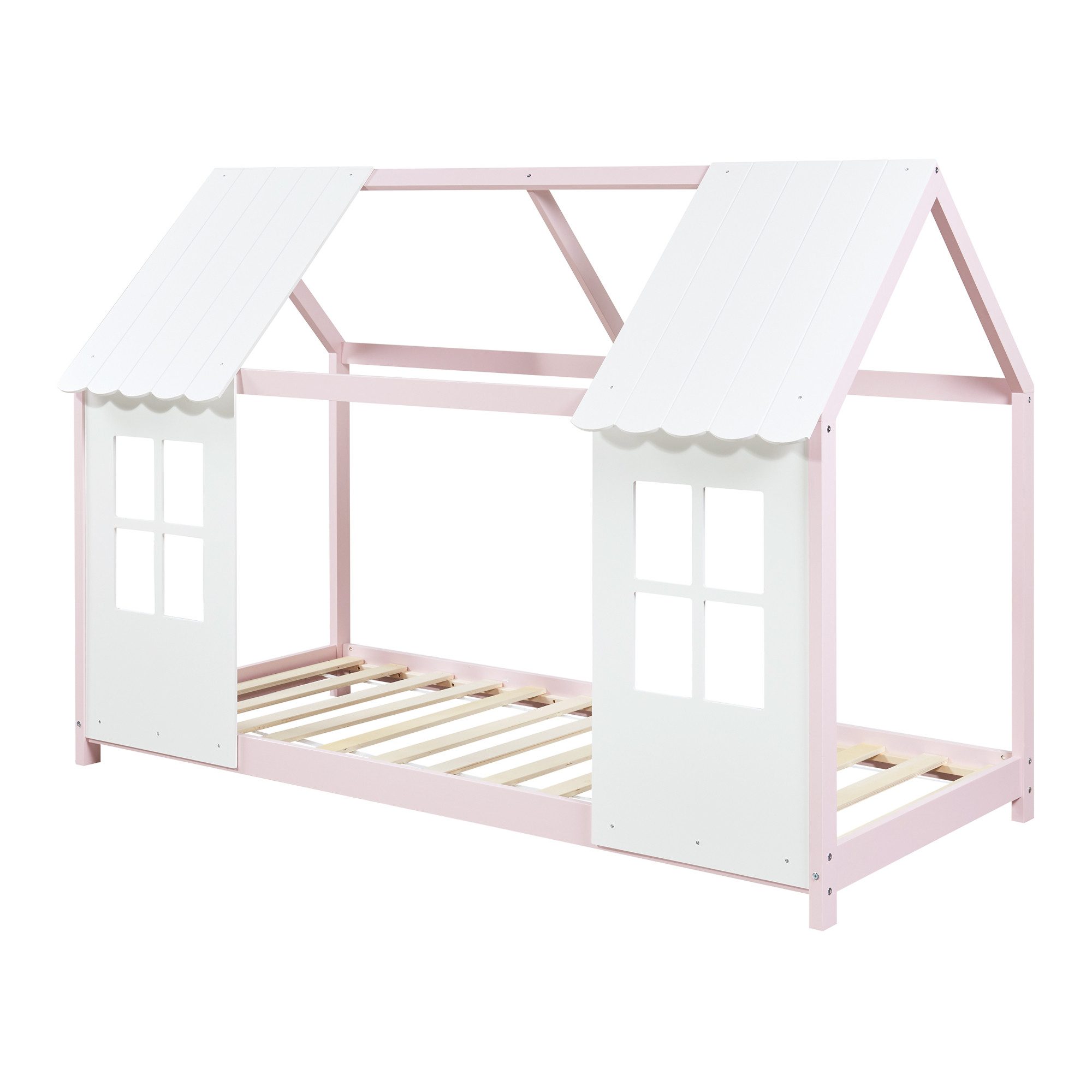 en.casa Kinderbett, »Tostedt« Halboffenes Design 90x200cm günstig online kaufen