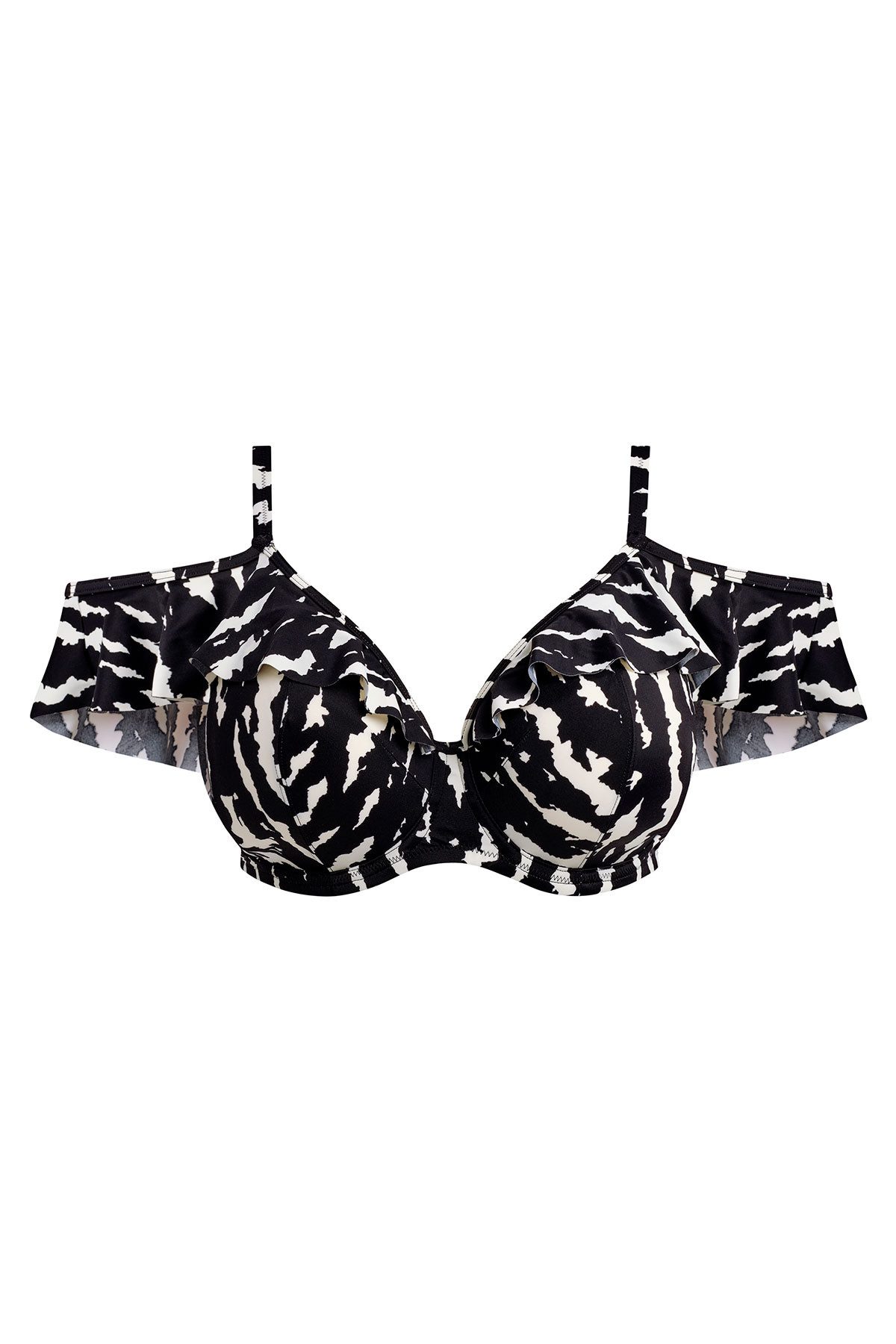 Elomi Bügel-Bikini Echo Shell Bikini-BH Tiefes Dekolleté Rüschenträger G-K günstig online kaufen