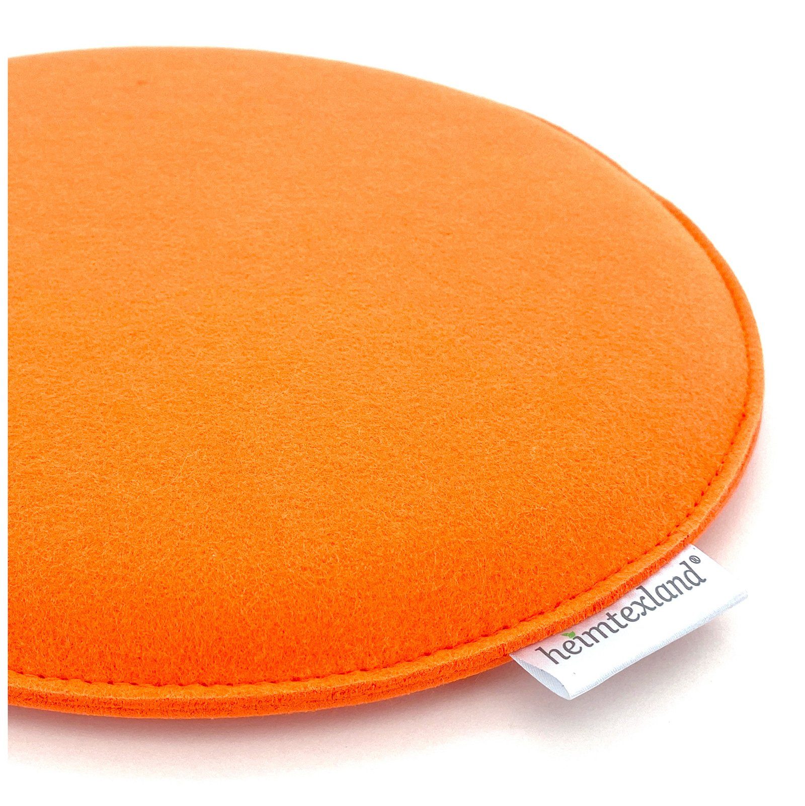 heimtexland Sitzkissen Filz Sitzauflage Stuhlkissen Bankkissen abwaschbar, Filzkissen eckig & rund I Indoor Outdoor I bequem & robust