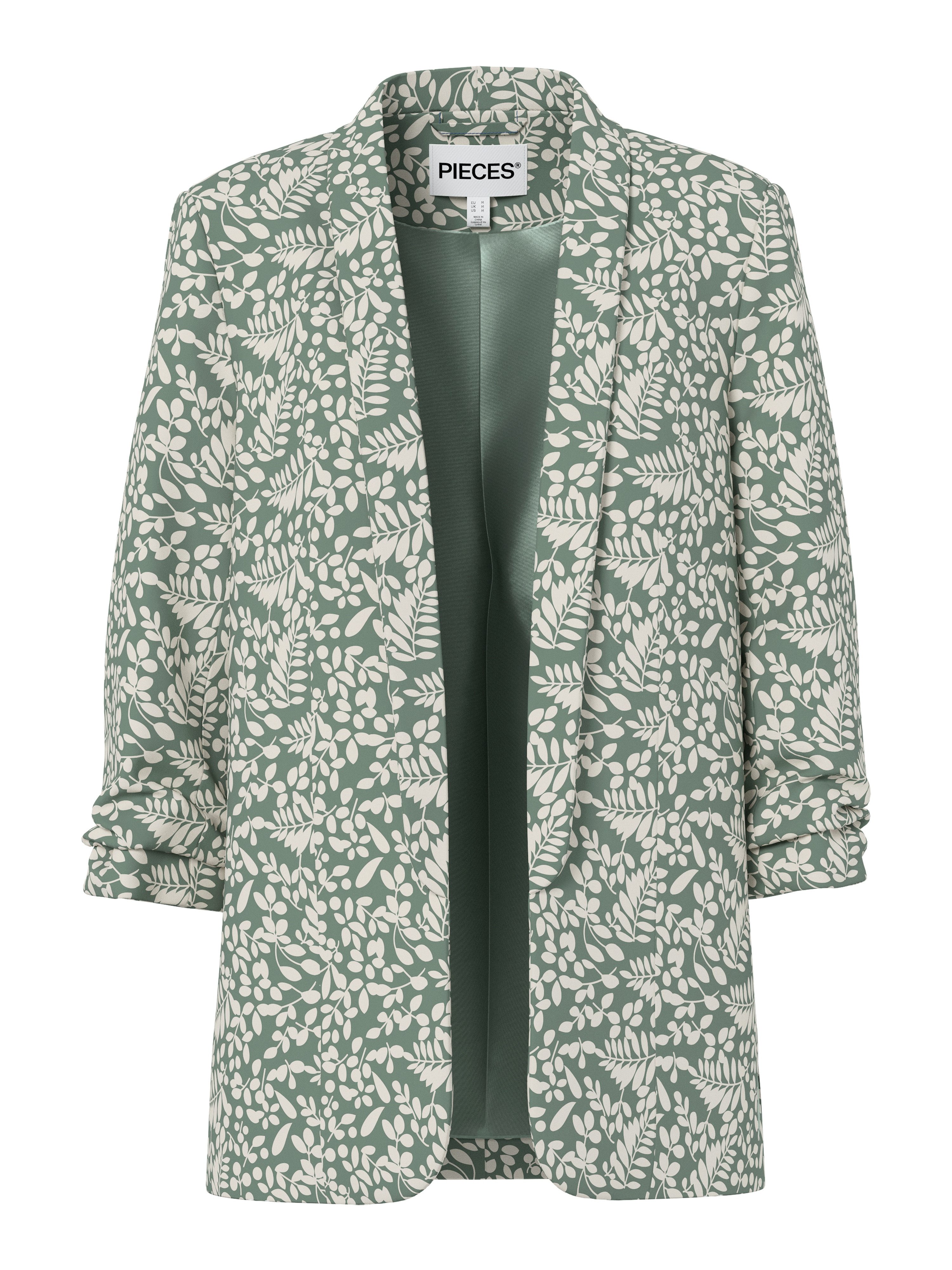 pieces Blusenblazer PCBOSELLA 3/4 PRINTED BLAZER NOOS mit 3/4 Ärmel günstig online kaufen