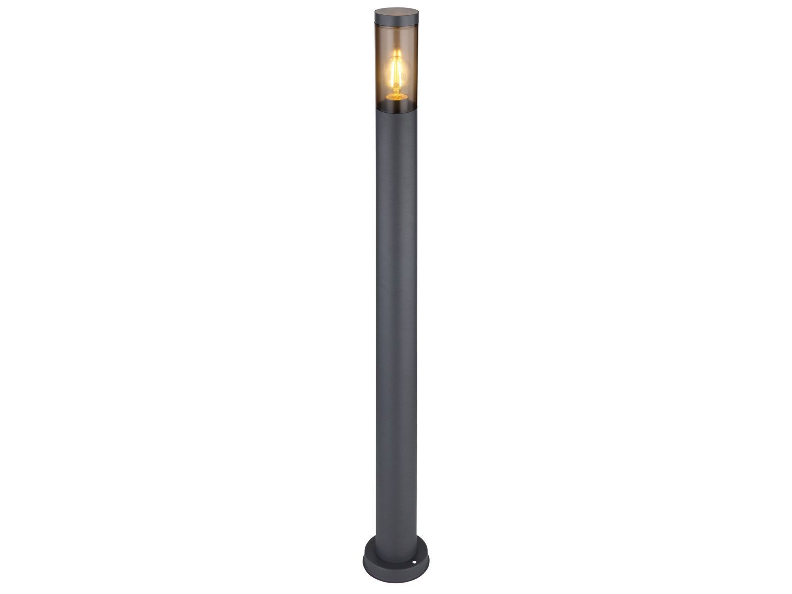 GLOBO LIGHTING LED Pollerleuchte, LED wechselbar, warmweiß, Gartenlampen mit Strom, Außen-licht für Außenbereich, Höhe 110cm