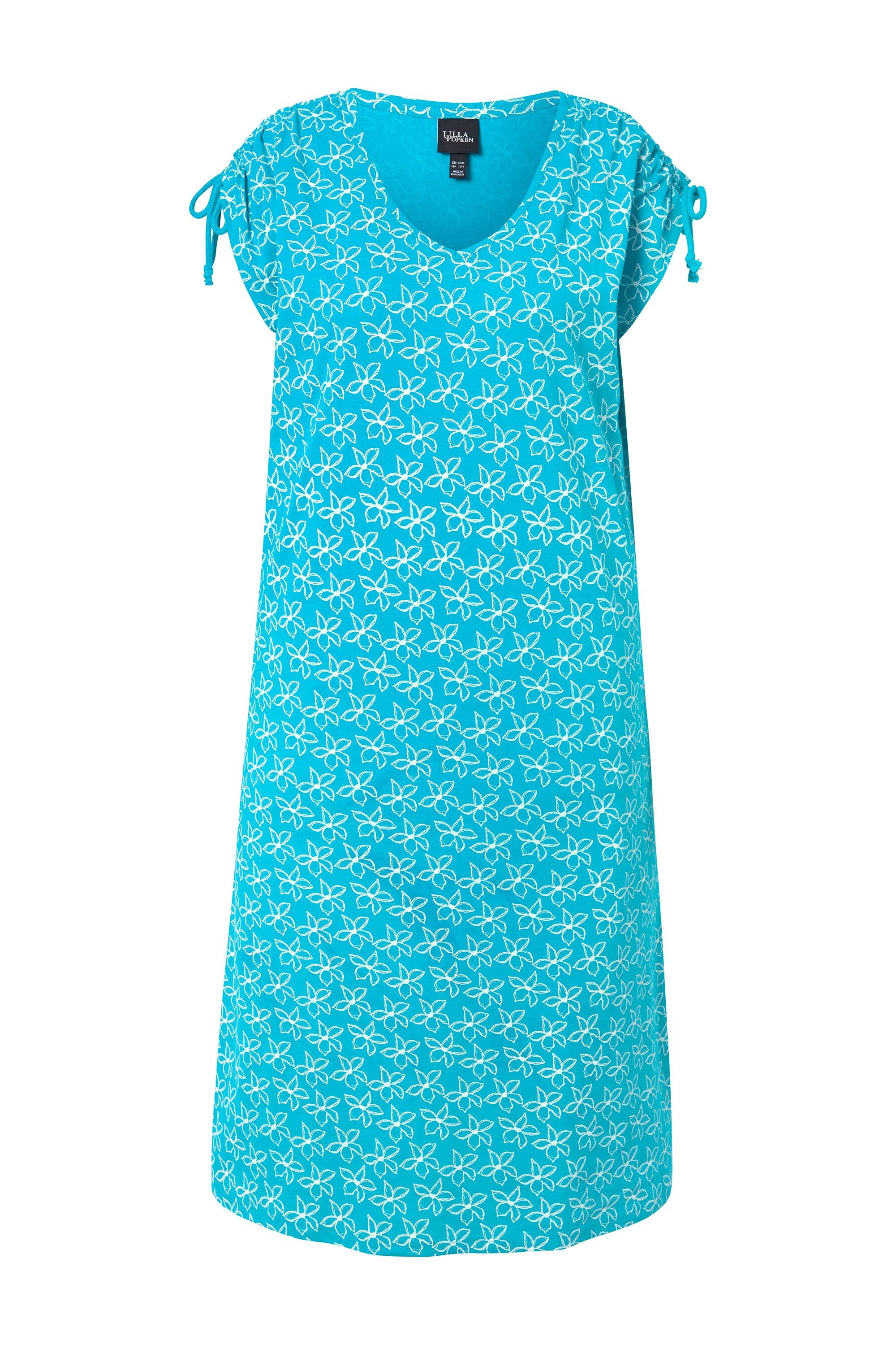 Ulla Popken Jerseykleid Midikleid Blüten A-Linie günstig online kaufen