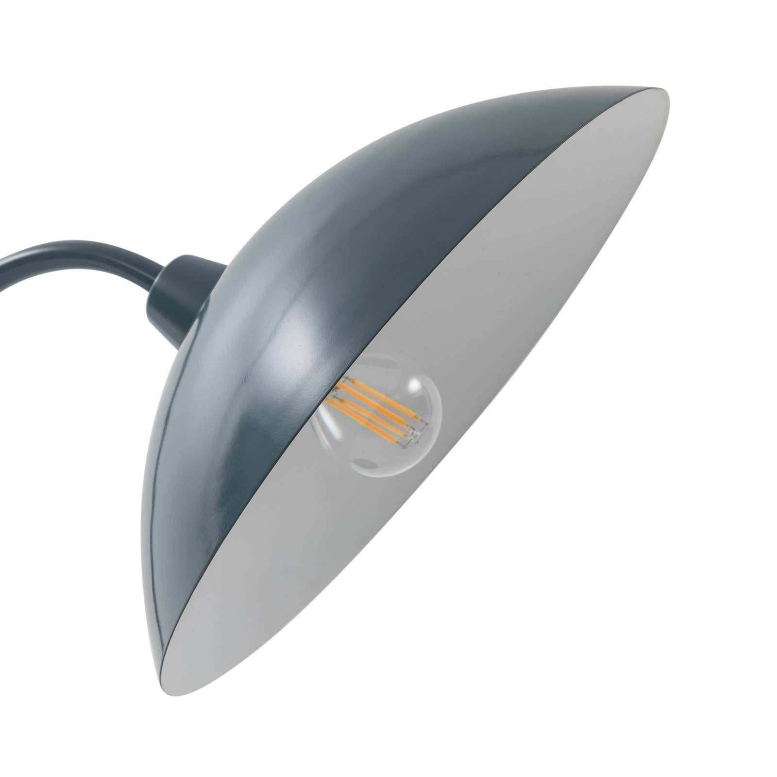 Lucande Tischleuchte Arvadon, Metall, Blau IP20, 1 x 10 W LED