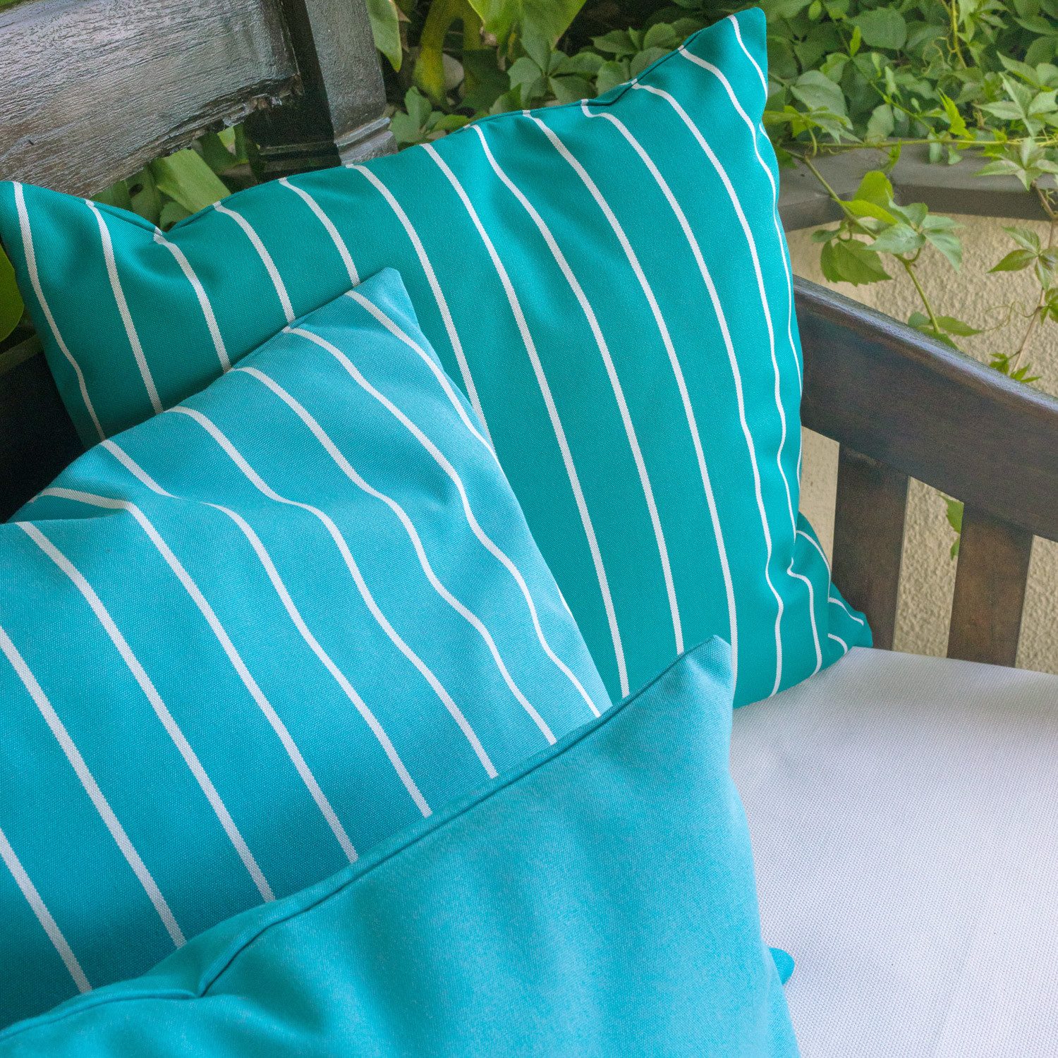 novely® Stoff ARAGON DUO TOLEDO UV+ Outdoor-Stoff in Baumwoll-Optik, Antibakteriell, UV-beständig, wasserabweisend, Meterware, 1lfm