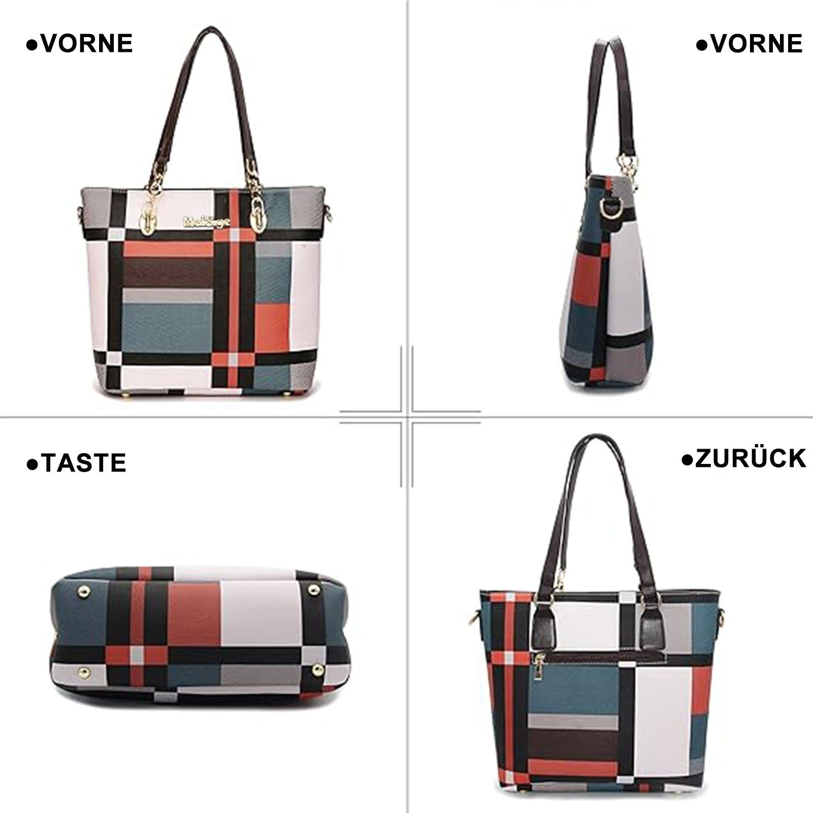 OKWISH Henkeltasche Umhängetasche Handtasche Tragetasche Aktentasche günstig online kaufen