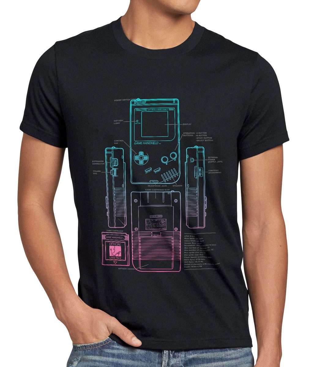 style3 T-Shirt Game Handheld retro boy classic gamer günstig online kaufen