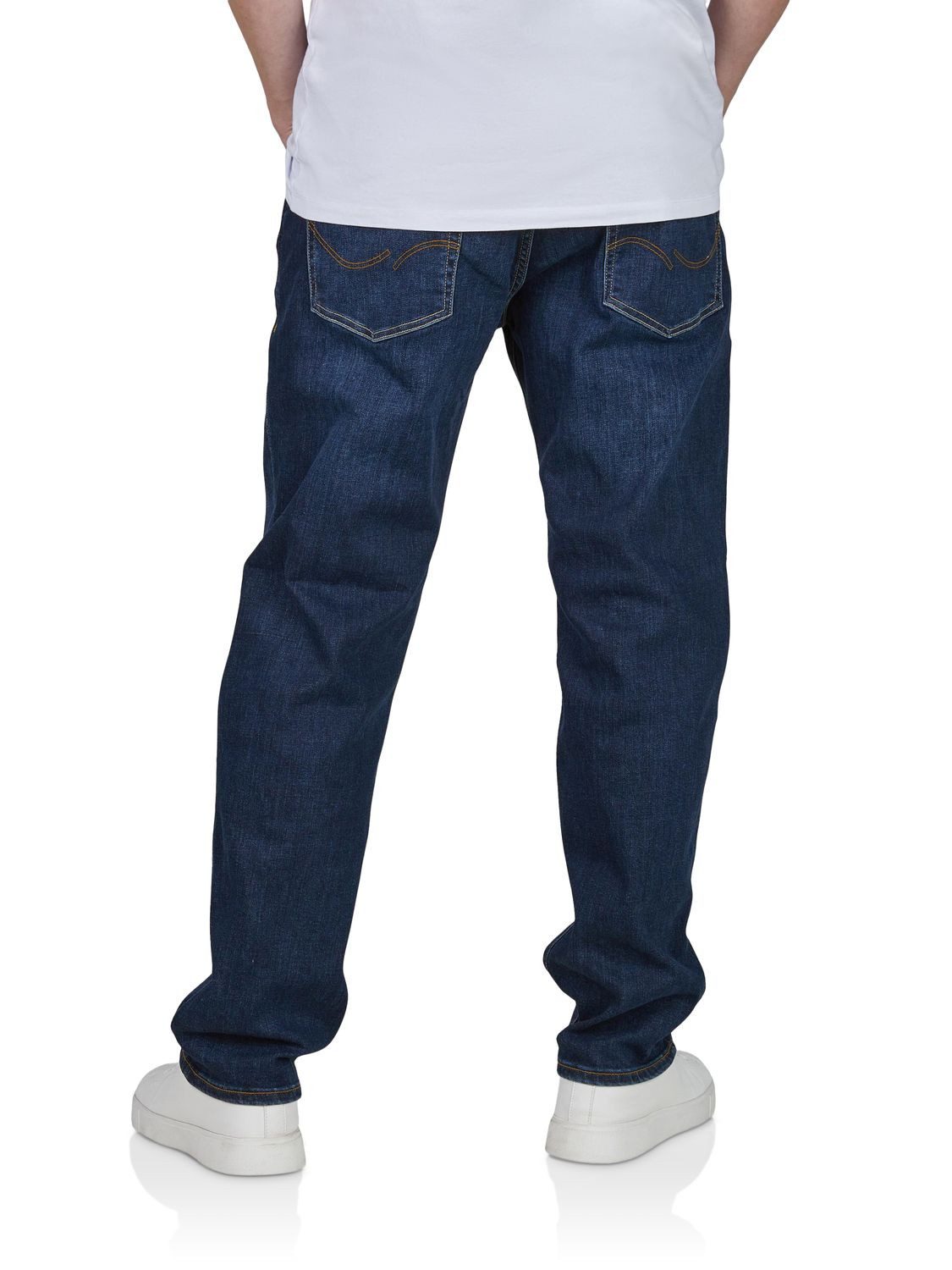 Jack & Jones Straight-Jeans Herren Jeanshose JJICLARK Straight Fit Denim Ho günstig online kaufen