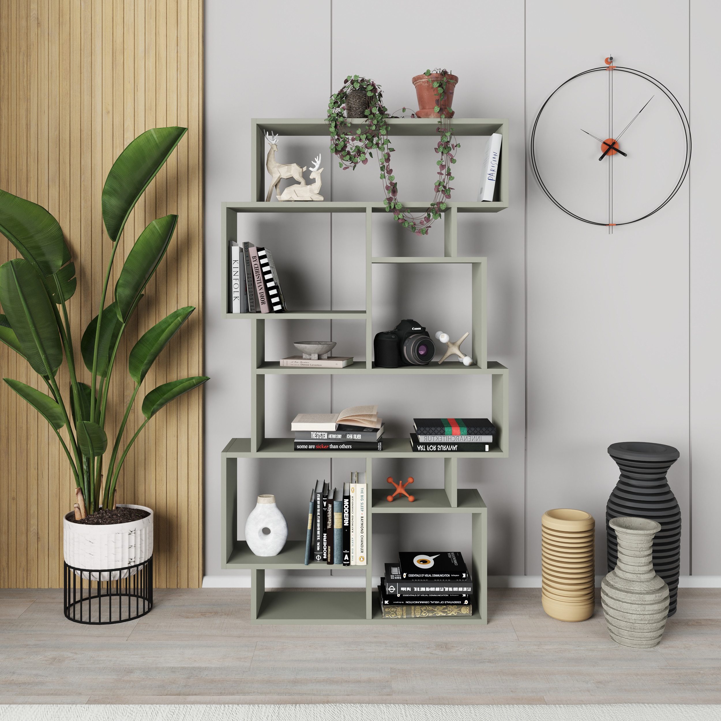 Decortie Bücherregal Karmato, Modernes Bücherregal Display Unit, 96 x 25,5 günstig online kaufen