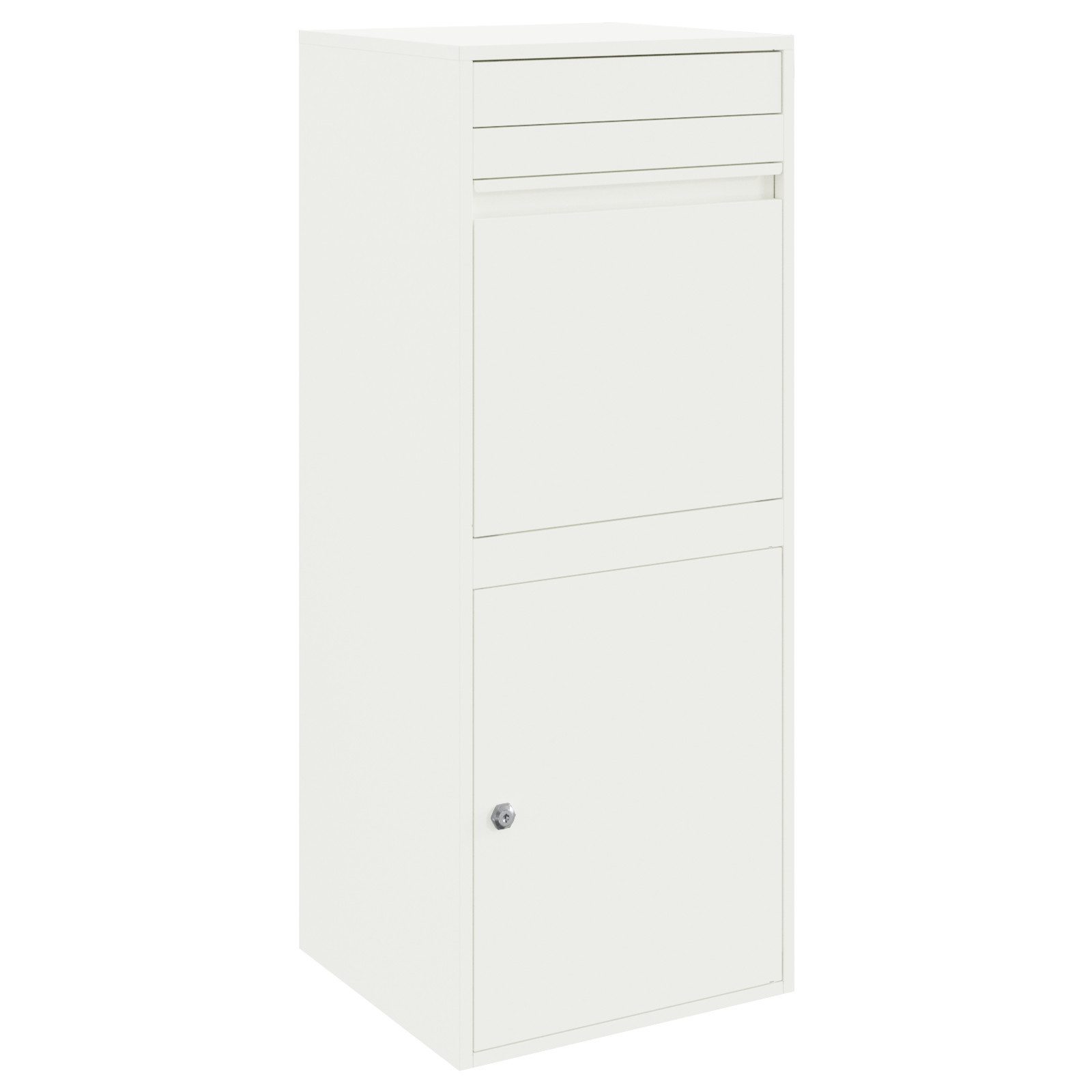 vidaXL Briefkasten Paketdrop-Box Weiß 41 x günstig online kaufen