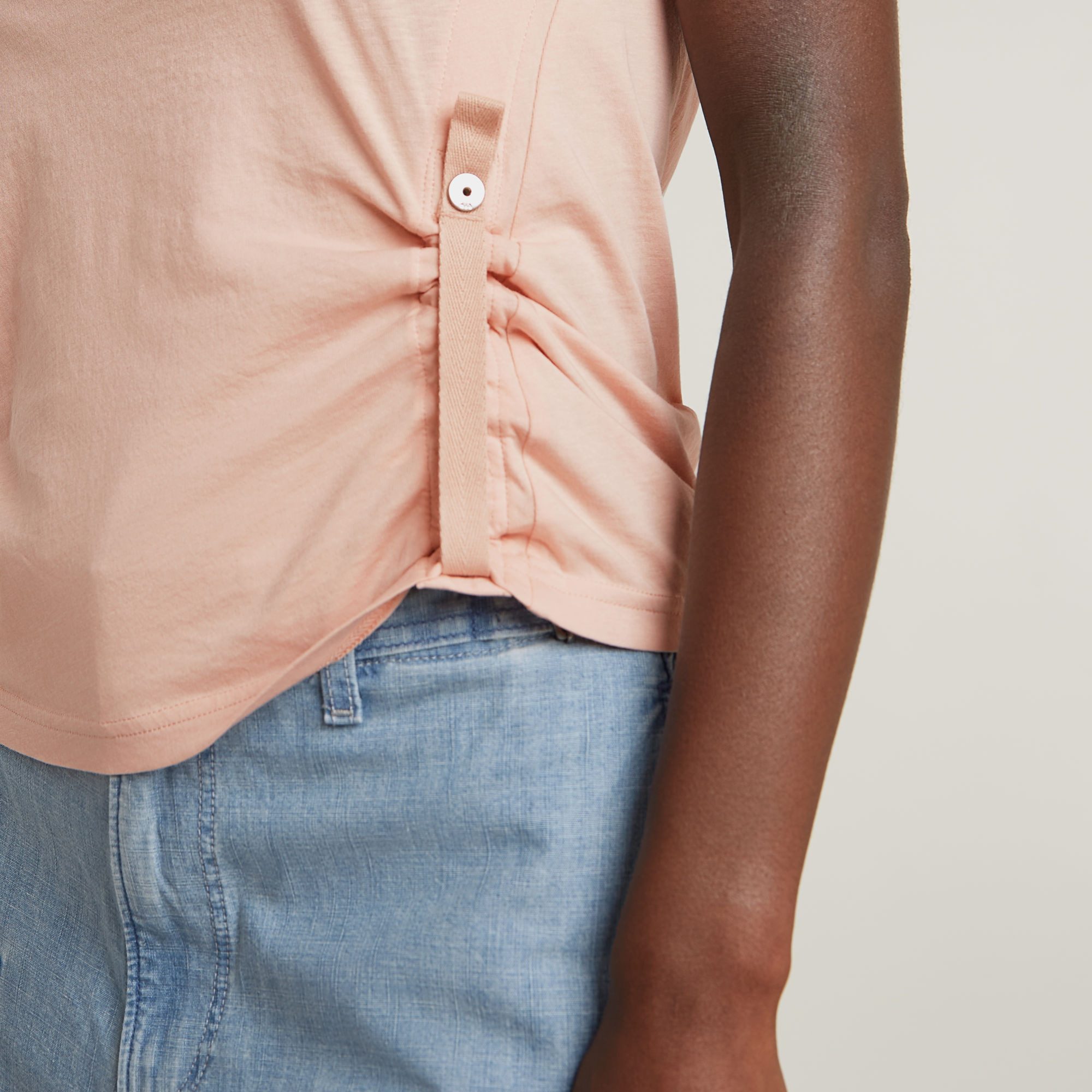 G-STAR T-Shirt Tops Adjustable Slim mit anpassbarer Form