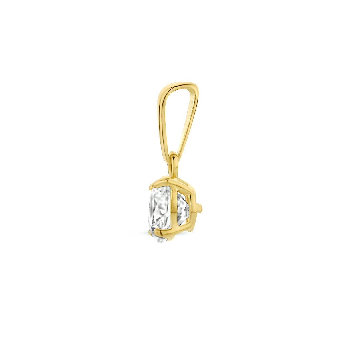 NICEANDnoble Kettenanhänger 585er Gelbgold Kettenanhänger Zirkonia günstig online kaufen