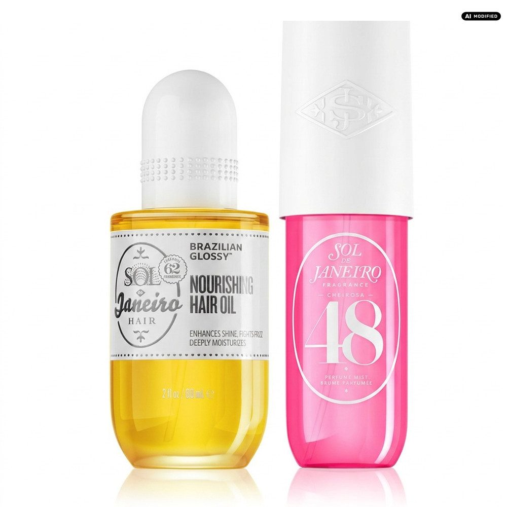 Sol de Janeiro Haaröl Sol de Janeiro Hair Oil und Cheirosa 48 Mist Pflege Duo, Pflege und Duft für Haar und Körper in einem abgestimmten Duo