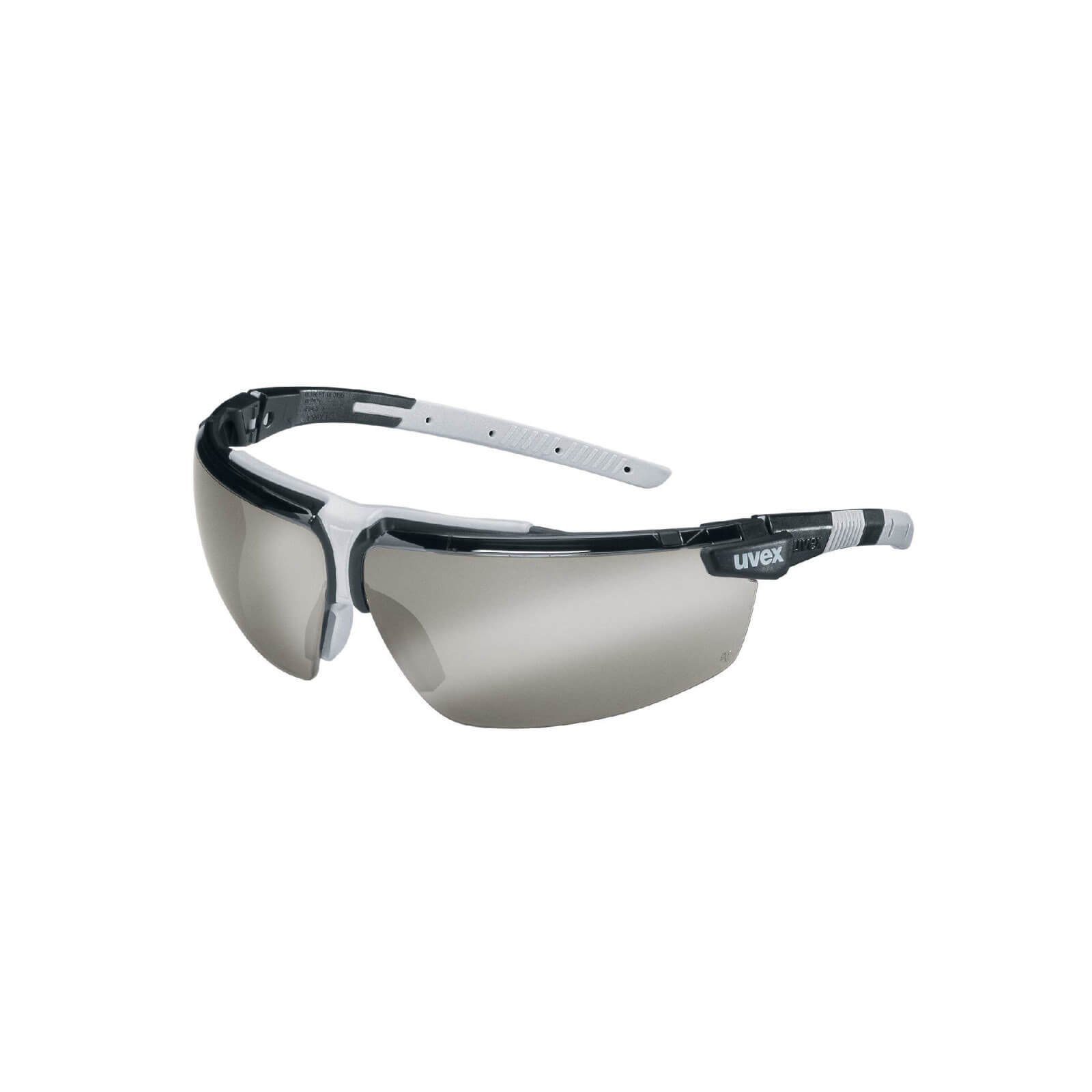 Uvex Arbeitsschutzbrille uvex Bügelbrille i-3 hellgrau/schwarz