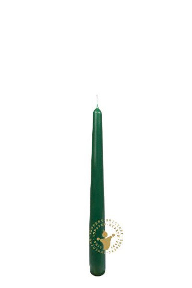 Spitzkerze Spitzkerzen jagdgrün Ø 24 x 250 mm, 4 Stück