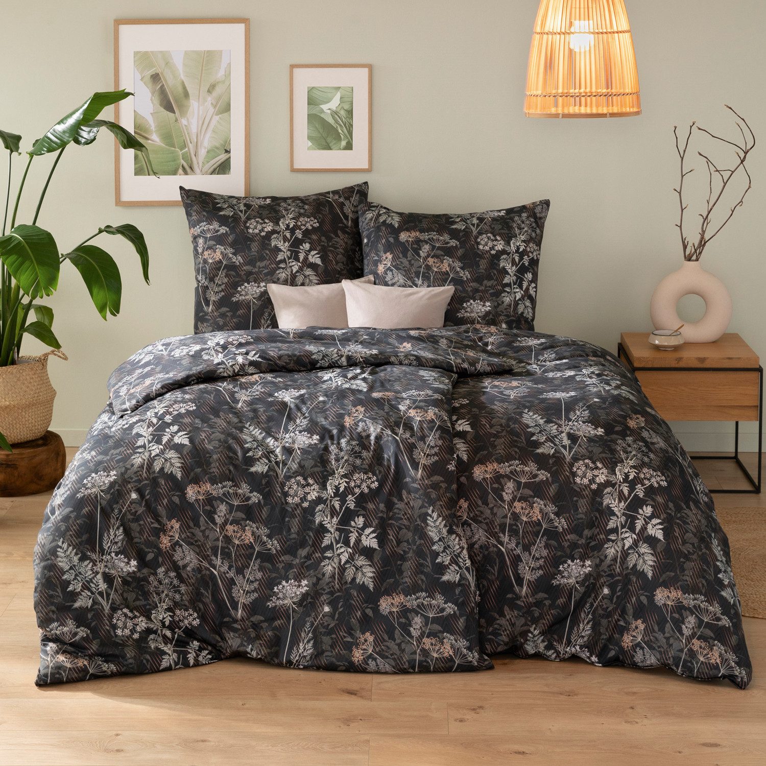 Estella Bettwäsche Estella Interlock Jersey Bettwäsche Achillea 6278-625 Blau 135x200, 2 teilig
