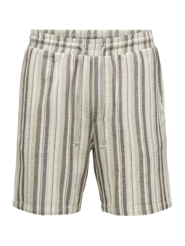 ONLY & SONS Bermudas 2027-2 SUMMER (NOOS) (VD) bunt,Casual,Polyester,Gestreift,Regular Fit,Mittel