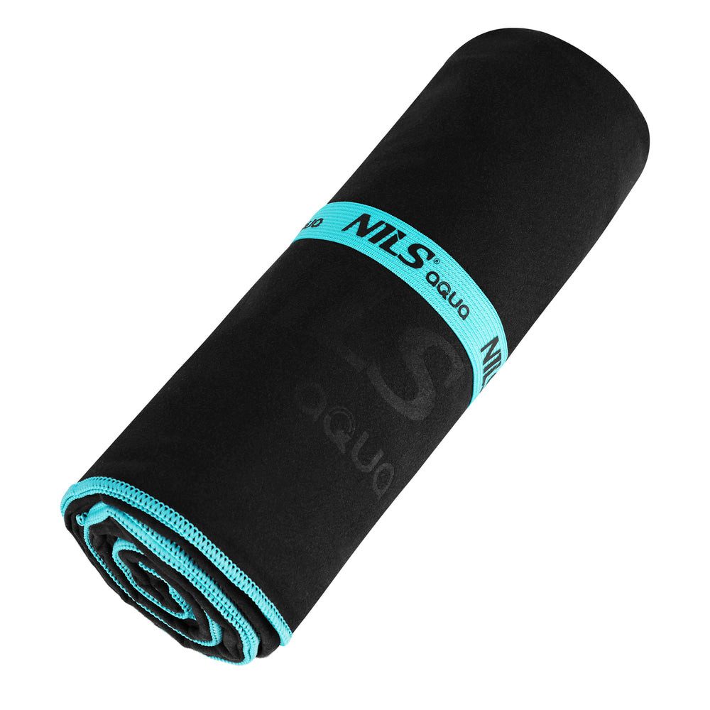 NILS AQUA Sporthandtuch Mikrofaserhandtuch 200x90 cm, Mikrofaser (Spar-Set, 1-St), spart Zeit und sorgt für hohen Komfort