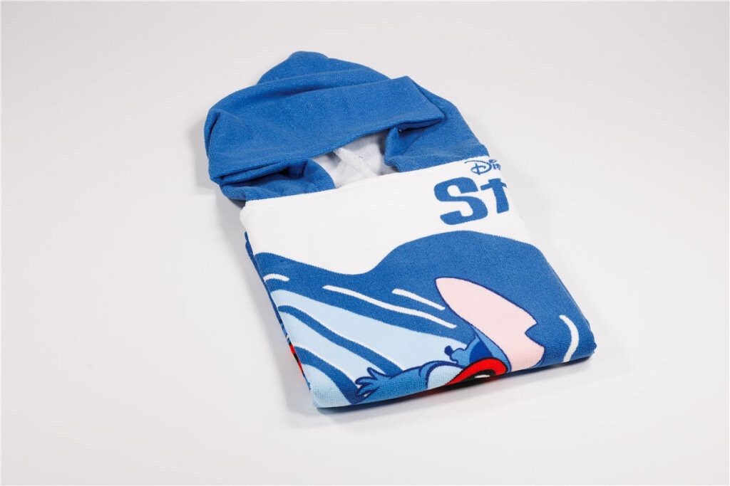 Lilo & Stitch Poncho Lilo und Stitch Relax Strandhandtuch Poncho 55x110 cm Schnelltrocknend